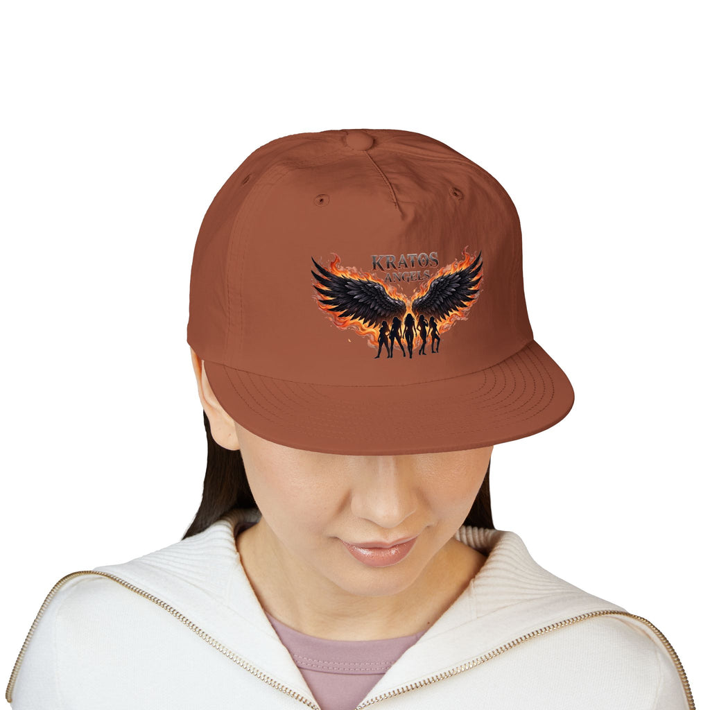 Kratos Angel Wings design Surf Cap | Flaming Winged Soldiers hat