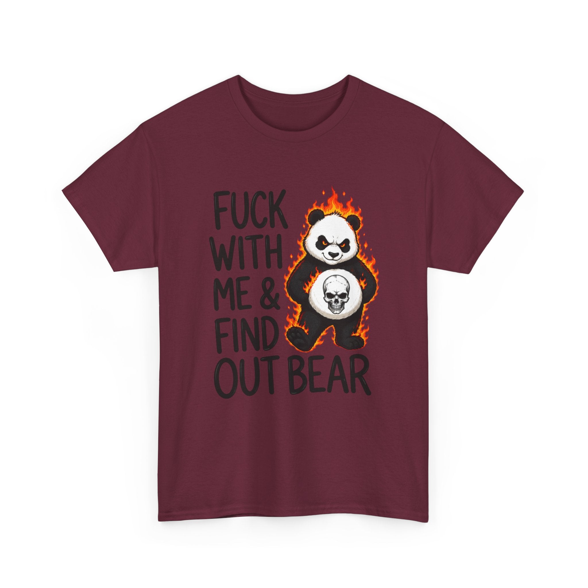 Find Out Bear T-Shirt — Funny Fierce Panda Graphic Tee