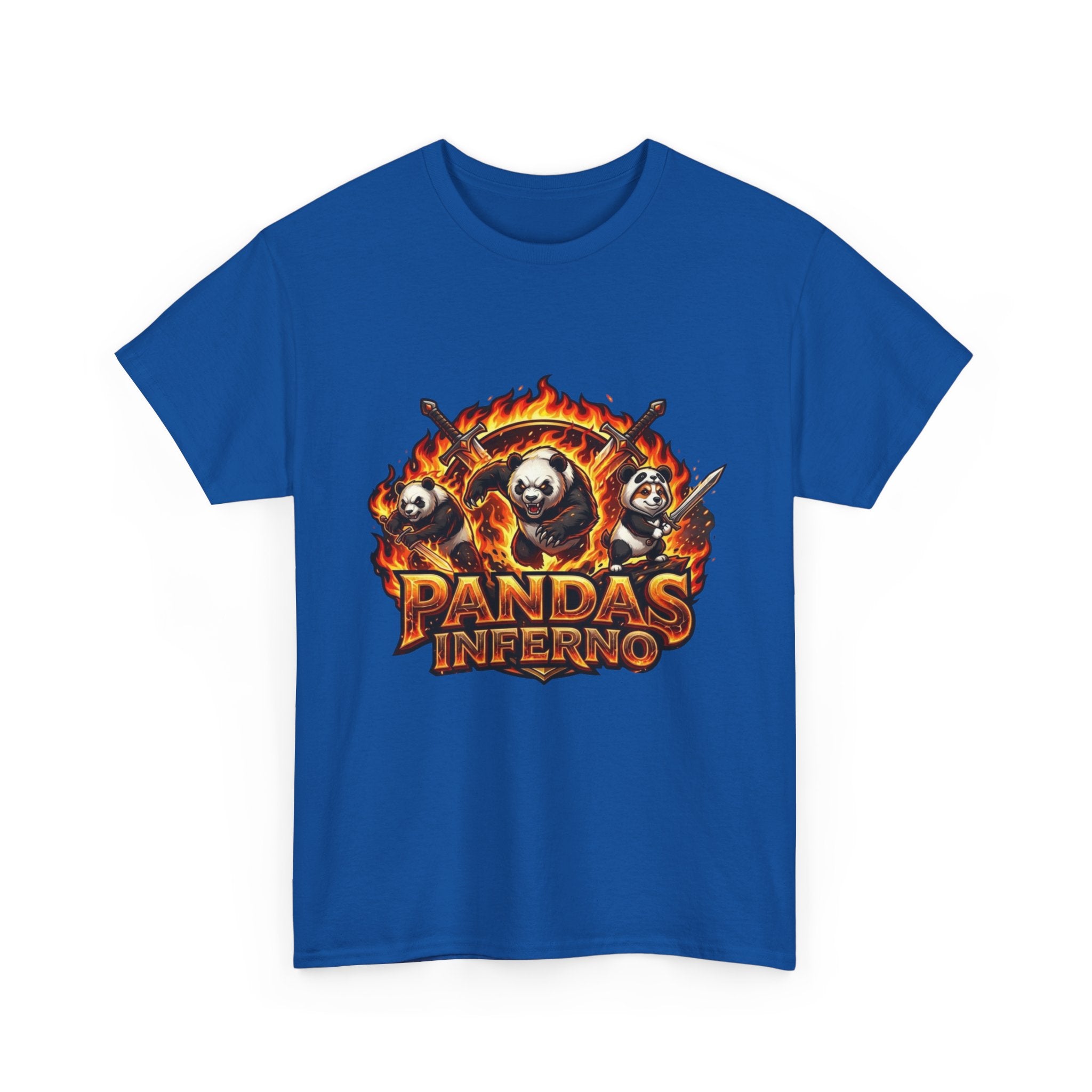 Pandas Inferno T-Shirt | Flaming Panda Trio Graphic Tee