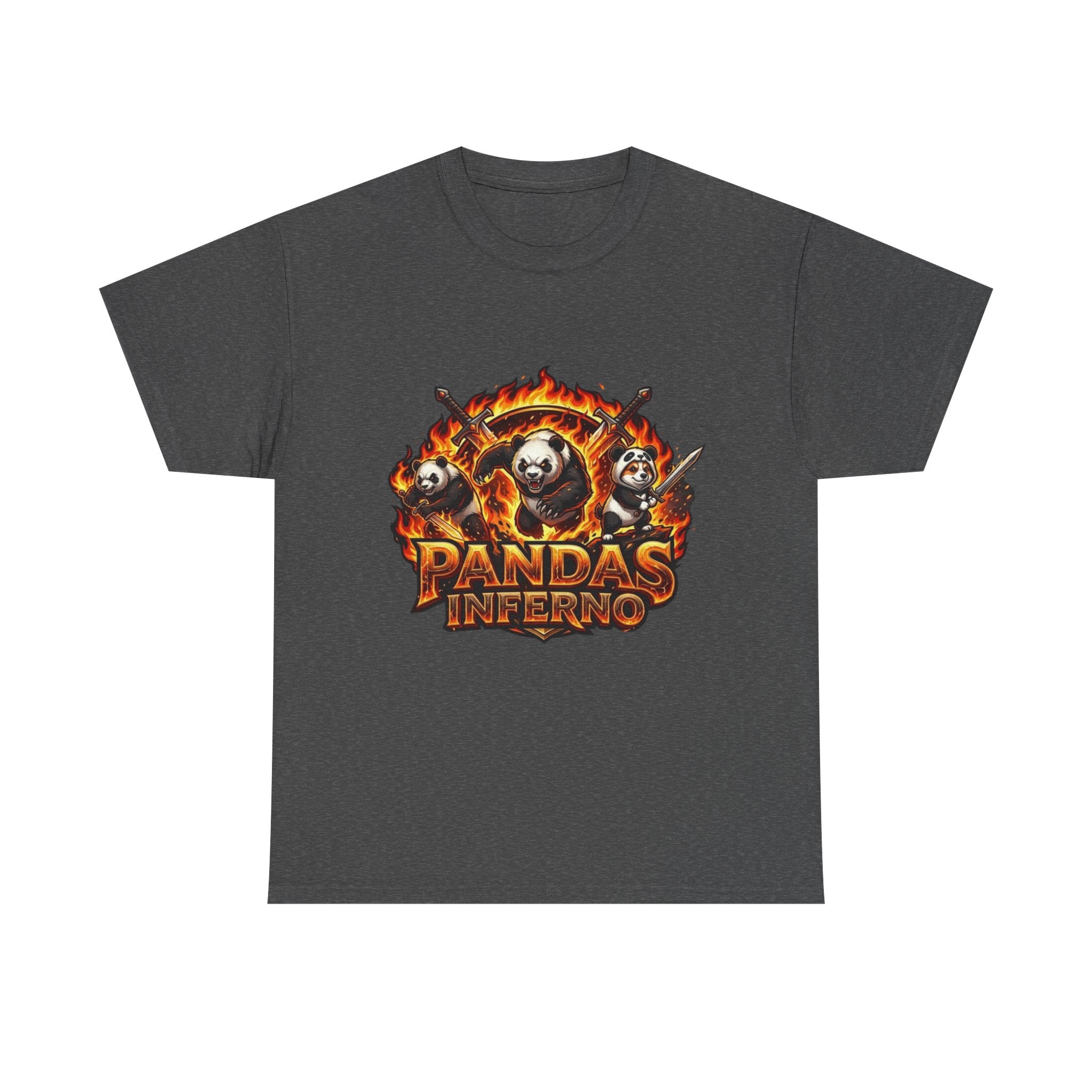 Pandas Inferno T-Shirt | Flaming Panda Trio Graphic Tee