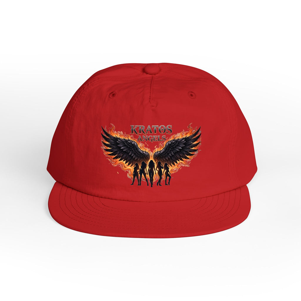 Kratos Angel Wings design Surf Cap | Flaming Winged Soldiers hat