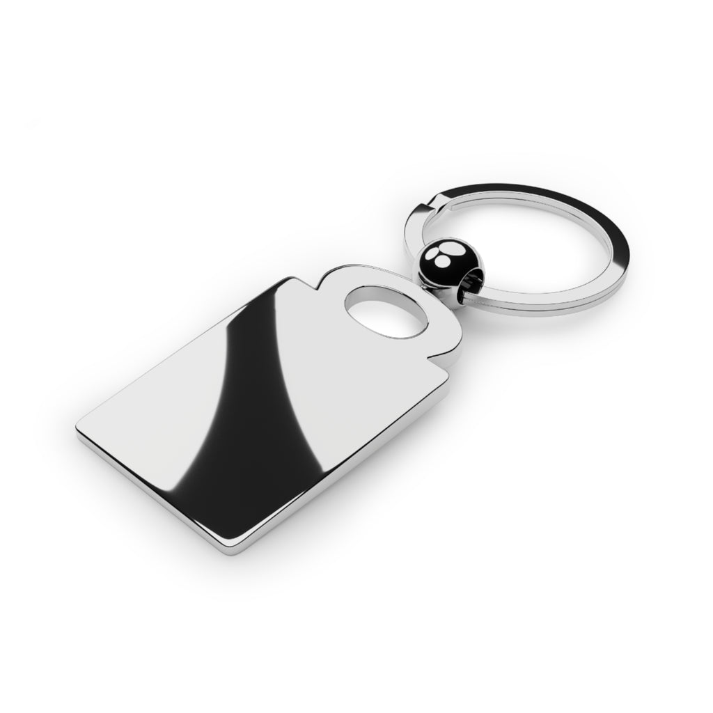 Kratos Inferno fiery warrior Rectangle Photo Keyring | metal photo keychain