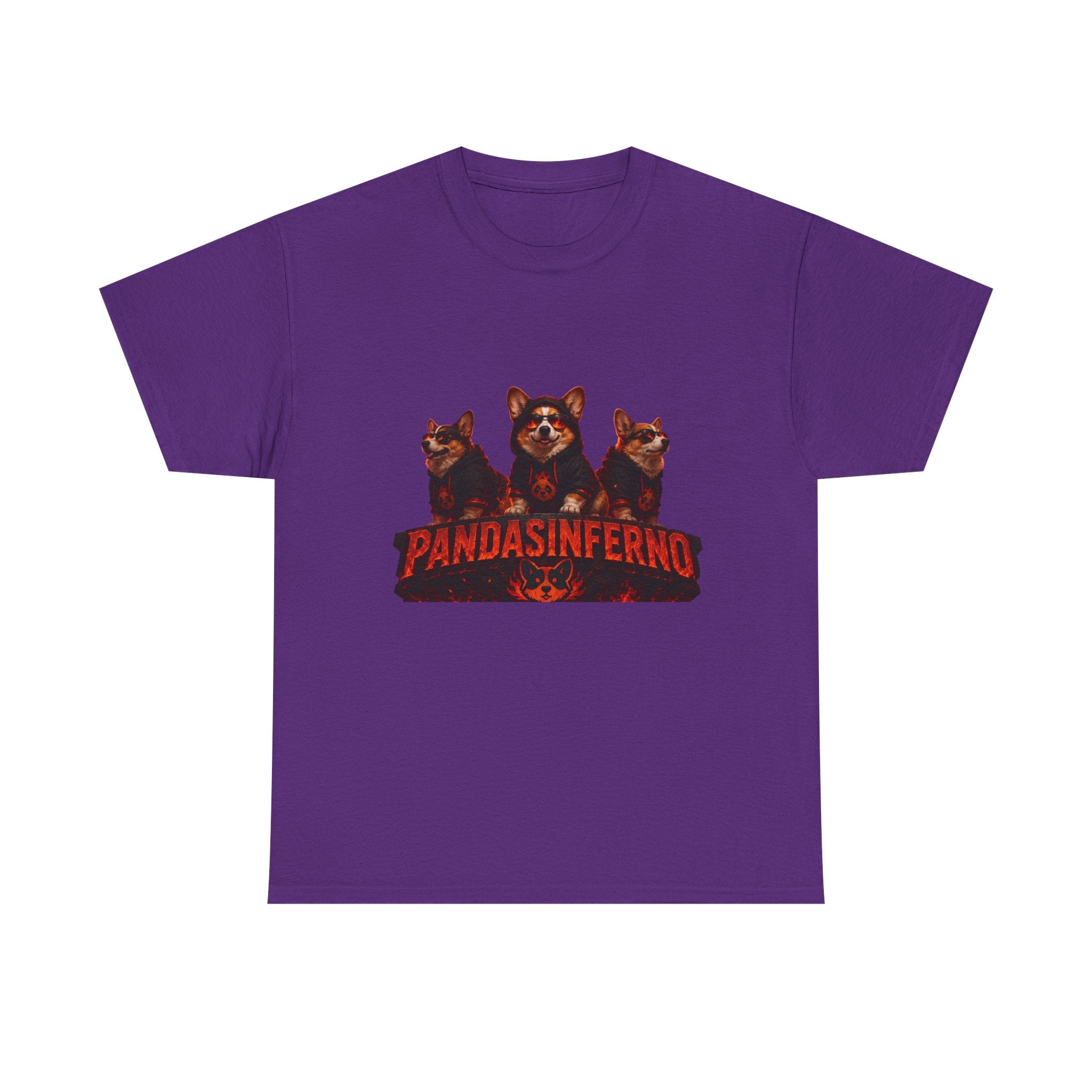 PandasInferno Graphic Tee — Dark Panda Trio Horror Shirt