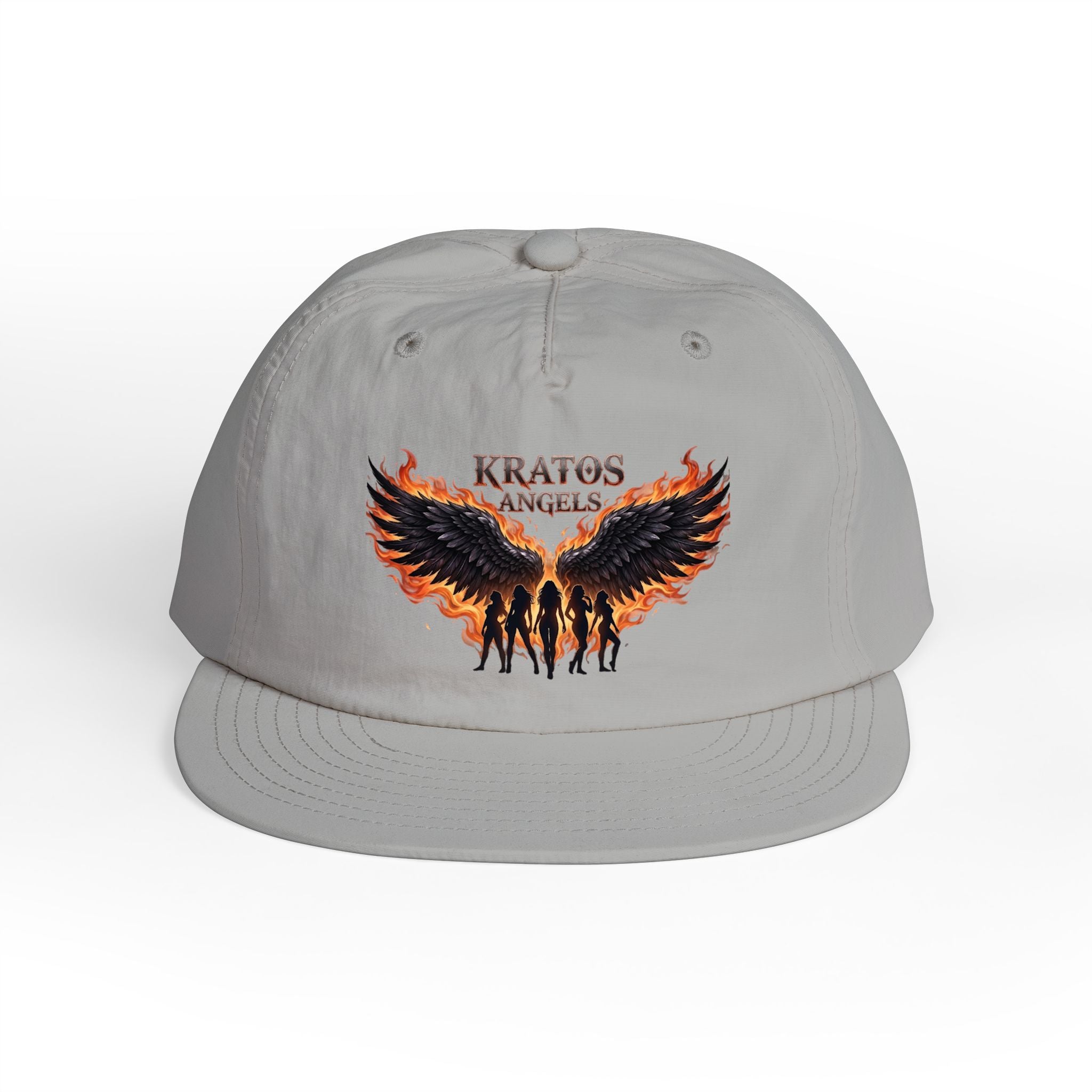Kratos Angel Wings design Surf Cap | Flaming Winged Soldiers hat