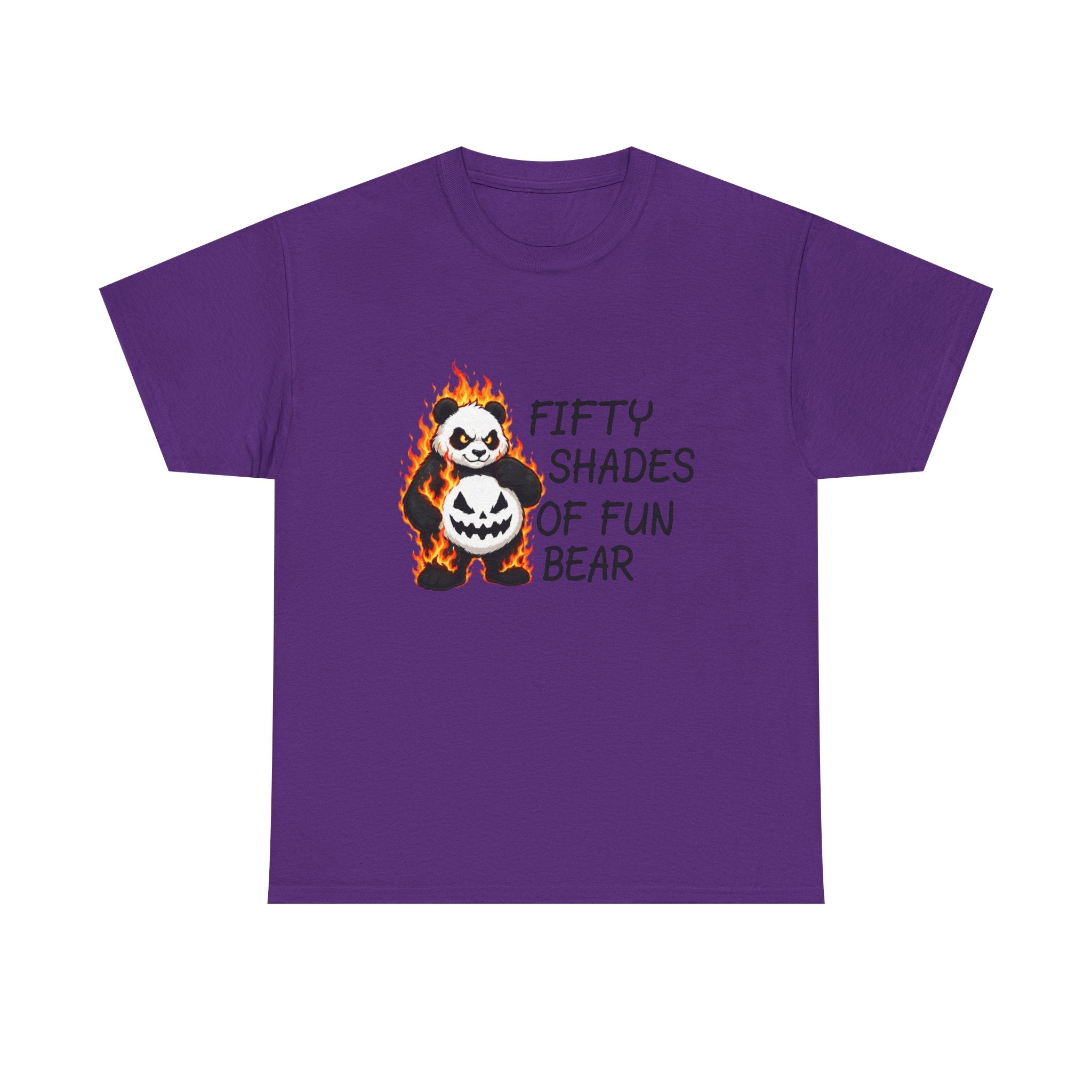 Halloween Panda Tee — "Fifty Shades of Fun Bear" Graphic T-Shirt
