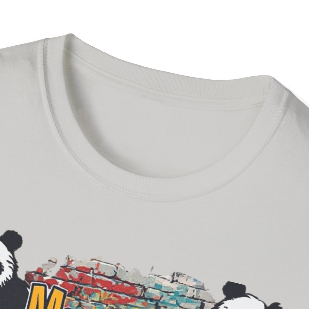 Mandas Pandies T-Shirt | Panda Graphic, Colorful Street Art