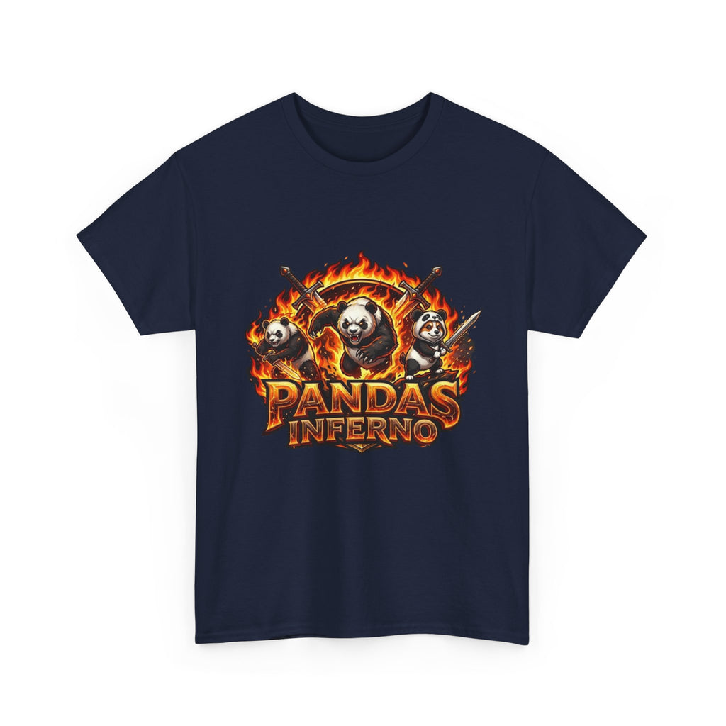 Pandas Inferno T-Shirt | Flaming Panda Trio Graphic Tee