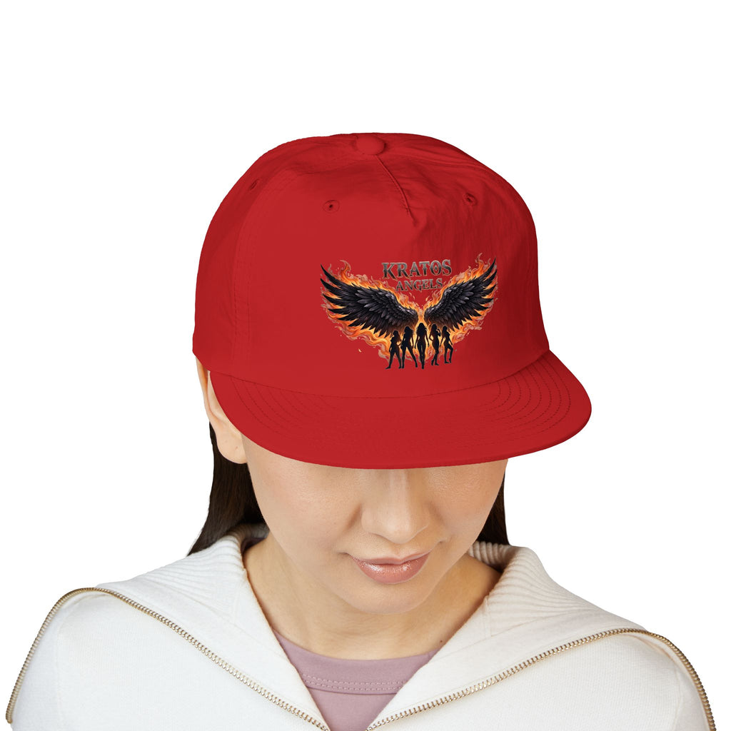 Kratos Angel Wings design Surf Cap | Flaming Winged Soldiers hat