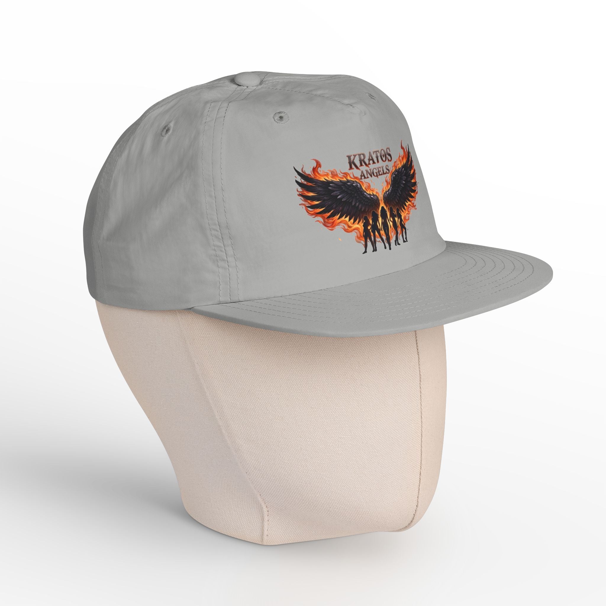 Kratos Angel Wings design Surf Cap | Flaming Winged Soldiers hat