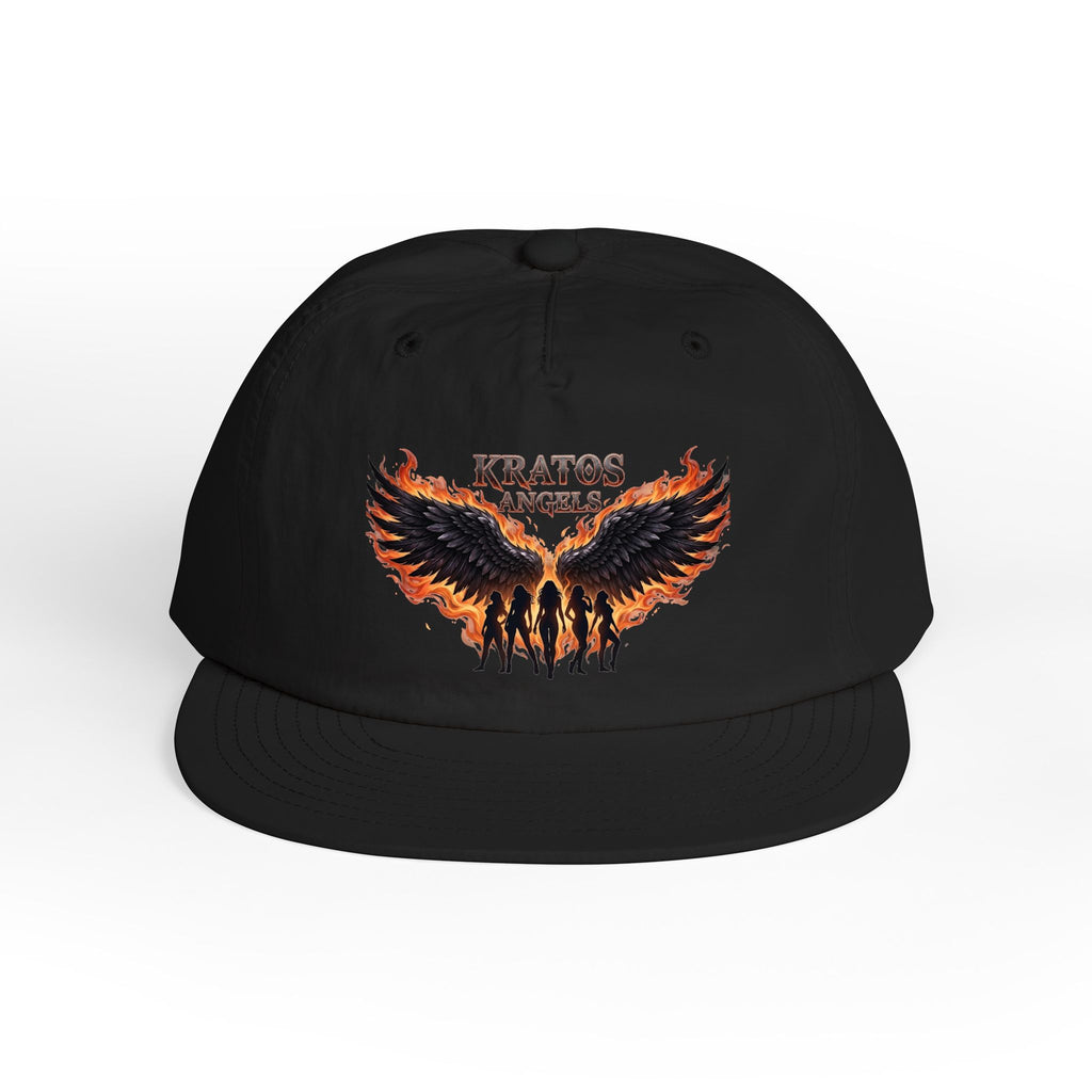 Kratos Angel Wings design Surf Cap | Flaming Winged Soldiers hat