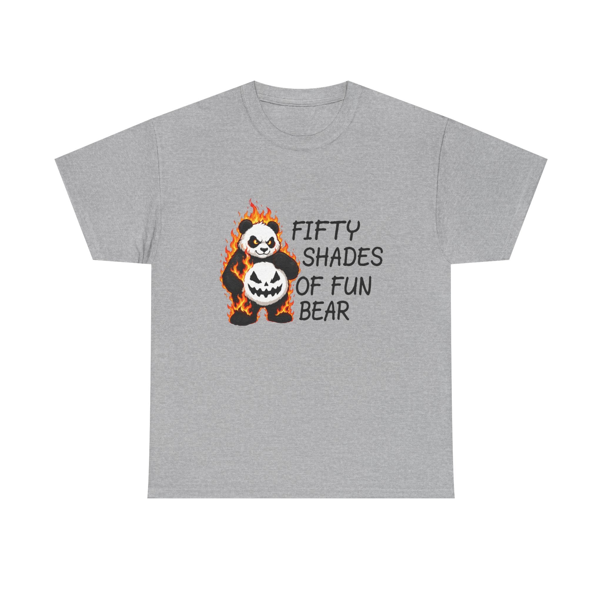 Halloween Panda Tee — "Fifty Shades of Fun Bear" Graphic T-Shirt