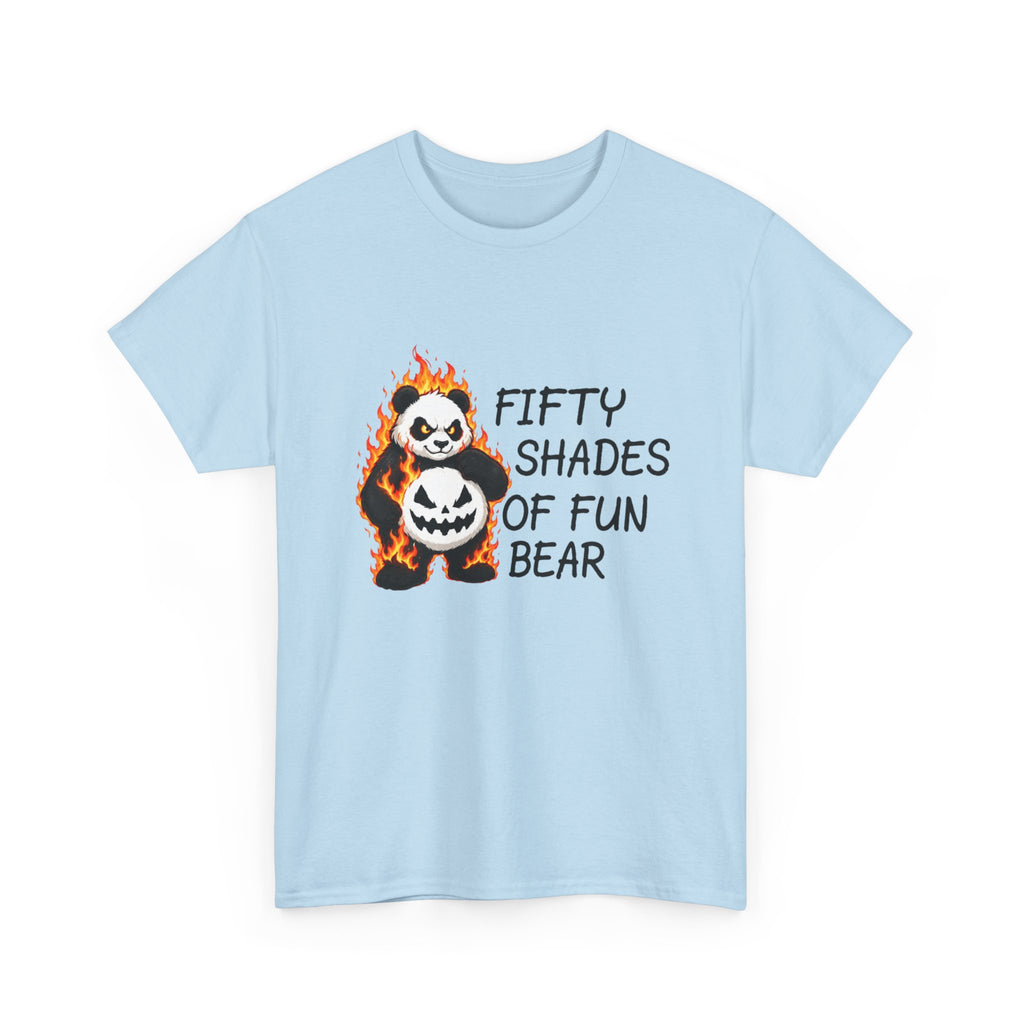 Halloween Panda Tee — "Fifty Shades of Fun Bear" Graphic T-Shirt