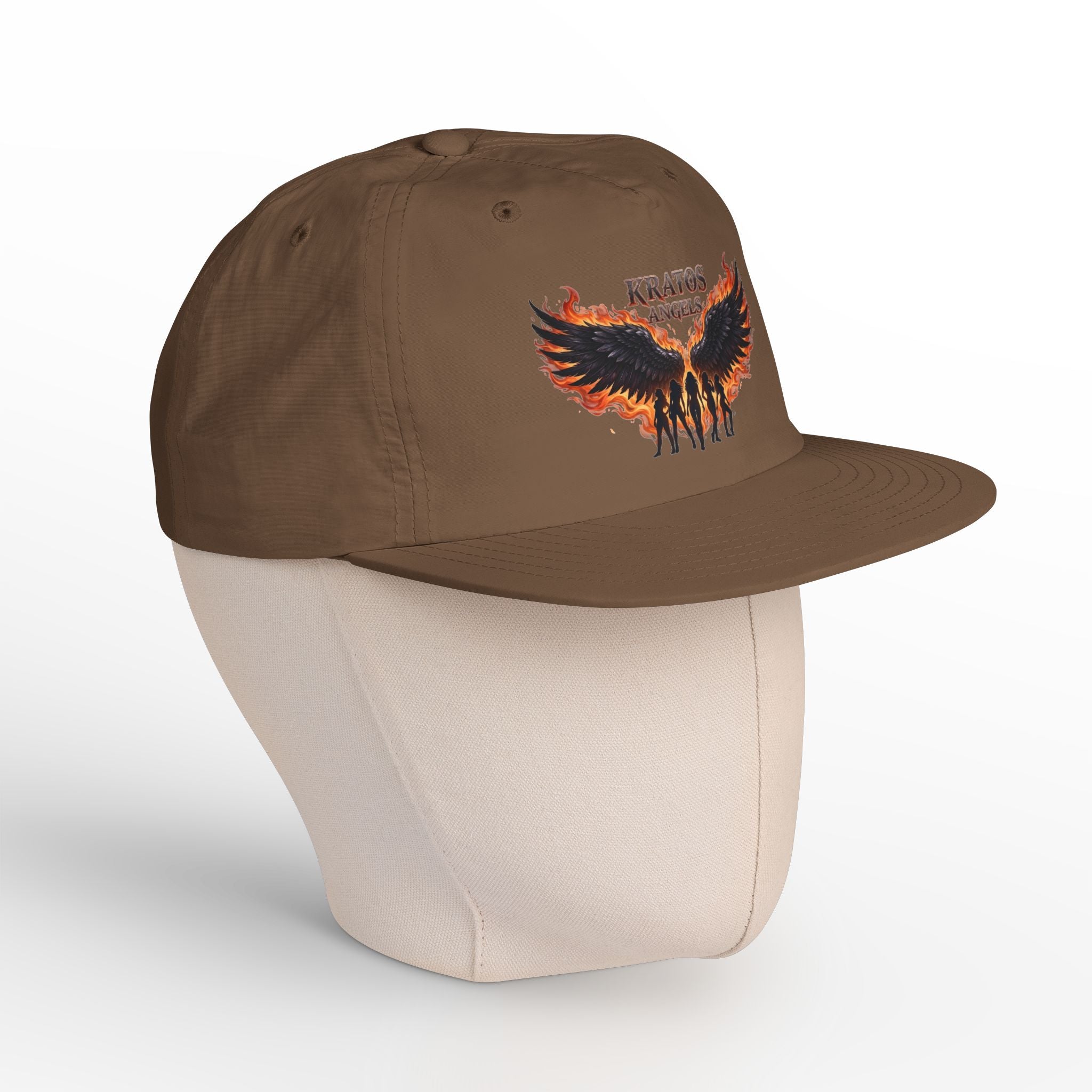 Kratos Angel Wings design Surf Cap | Flaming Winged Soldiers hat