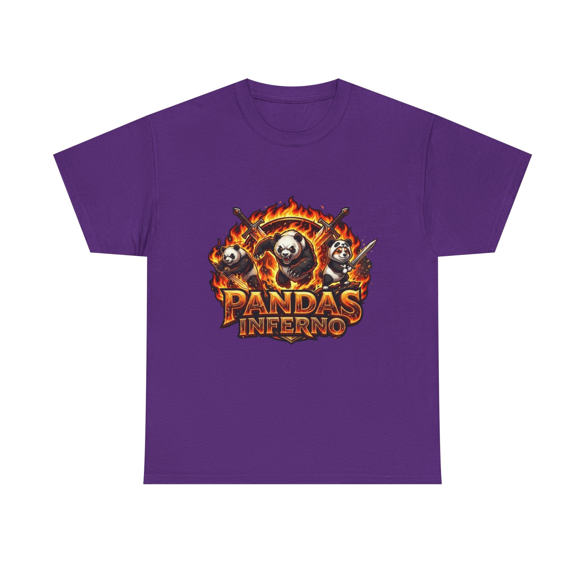 Pandas Inferno T-Shirt | Flaming Panda Trio Graphic Tee