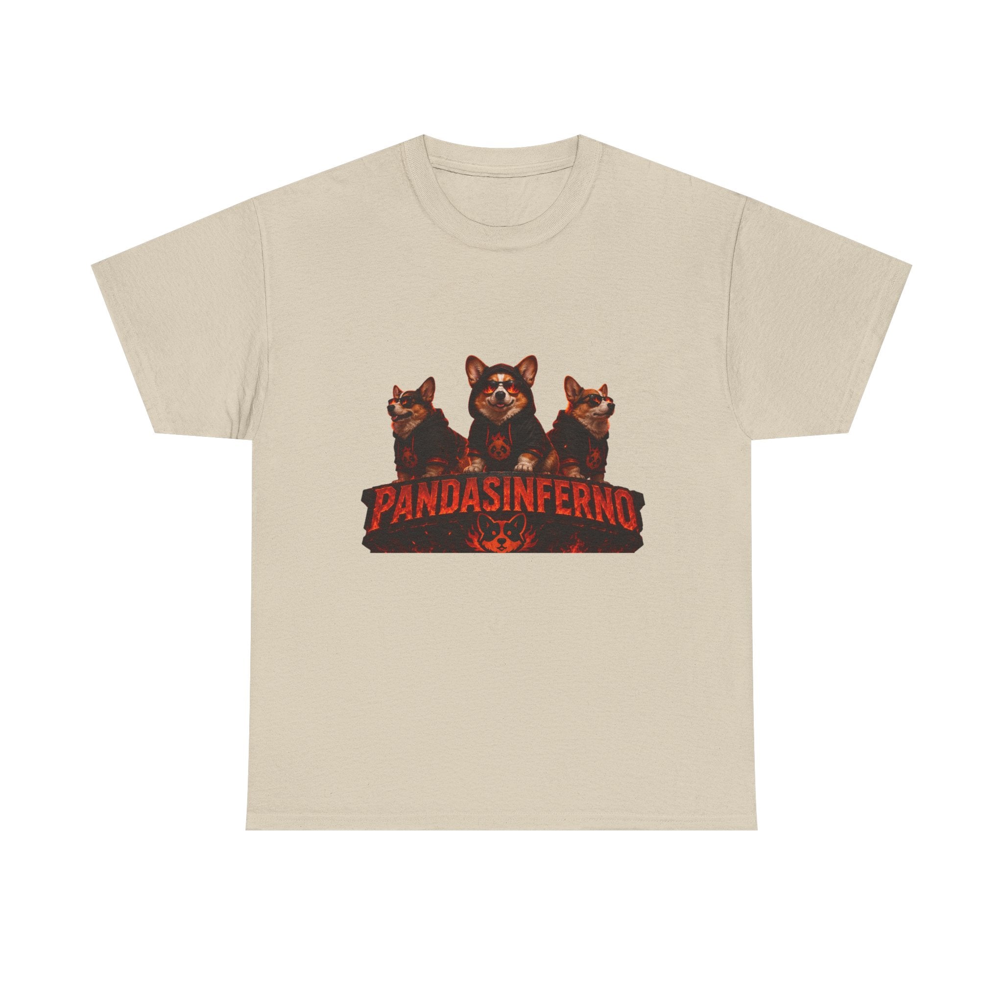 PandasInferno Graphic Tee — Dark Panda Trio Horror Shirt