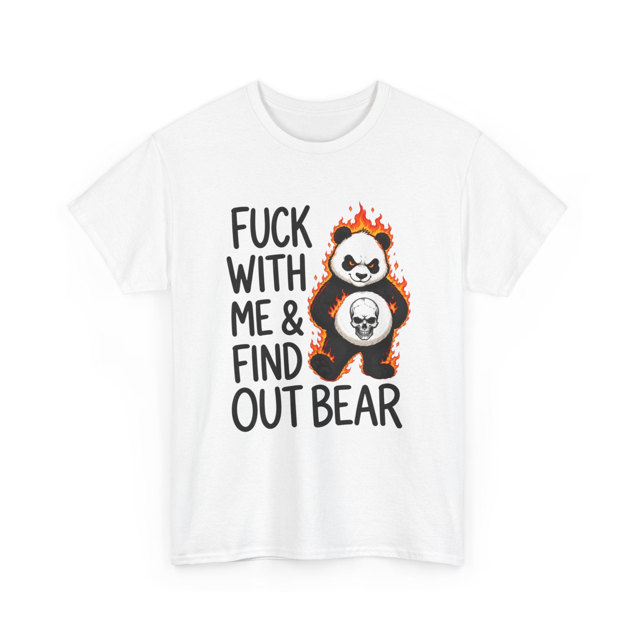 Find Out Bear T-Shirt — Funny Fierce Panda Graphic Tee
