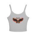 Fiery Angel Wings Tank Top | Flaming Wing Graphic Crop