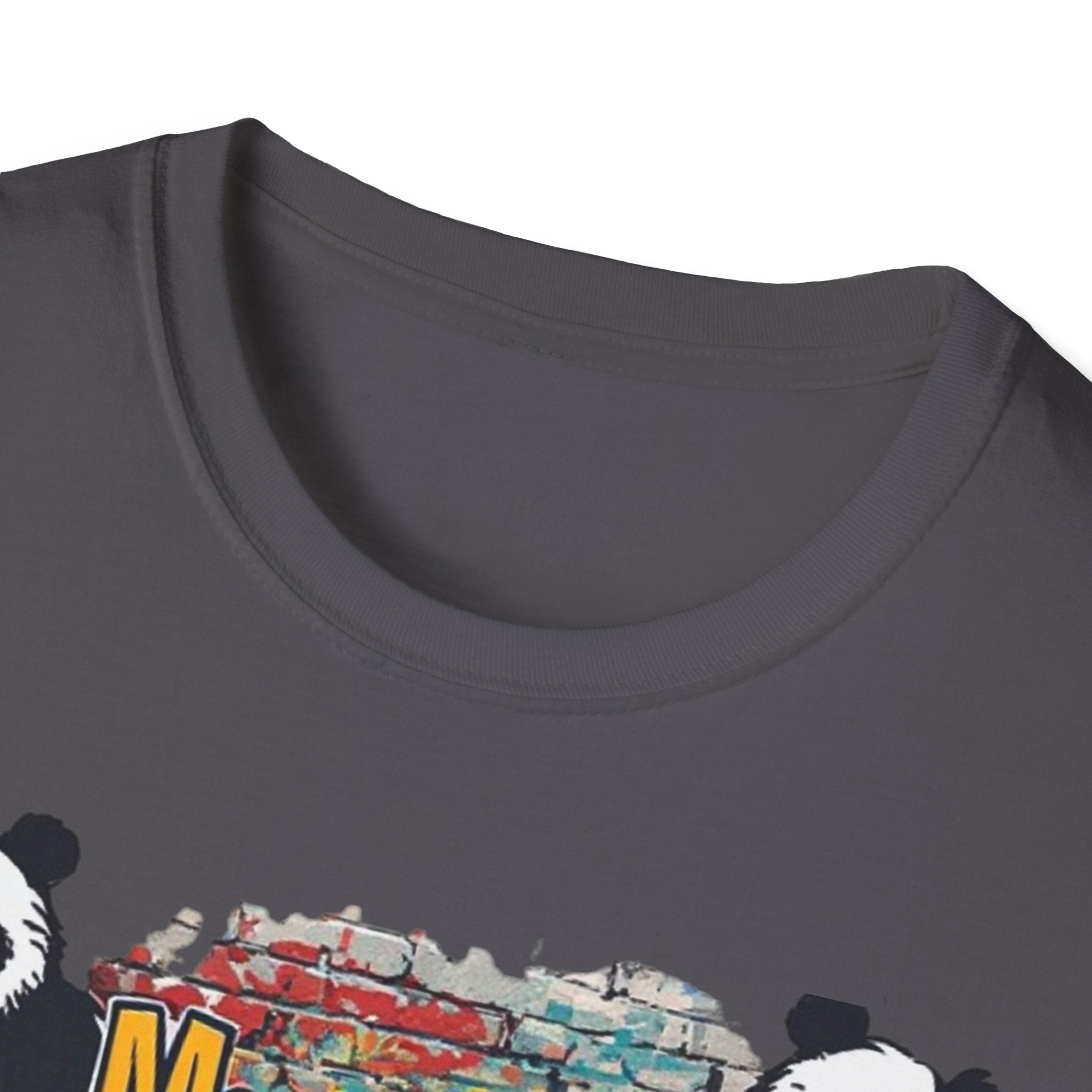 Mandas Pandies T-Shirt | Panda Graphic, Colorful Street Art