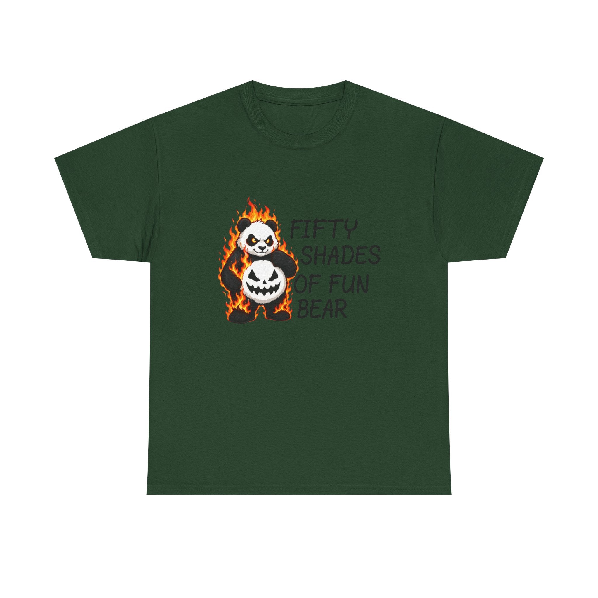 Halloween Panda Tee — "Fifty Shades of Fun Bear" Graphic T-Shirt