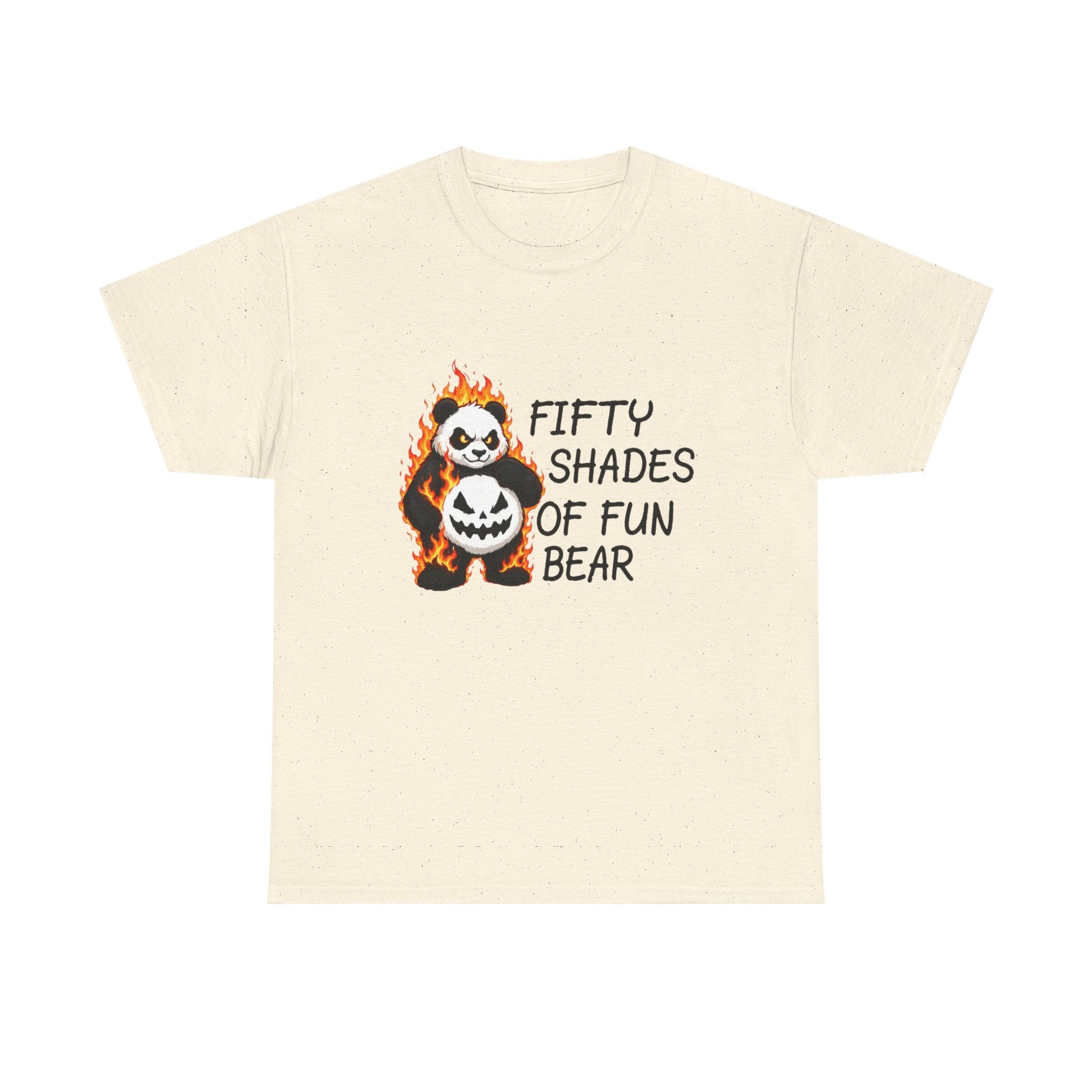 Halloween Panda Tee — "Fifty Shades of Fun Bear" Graphic T-Shirt