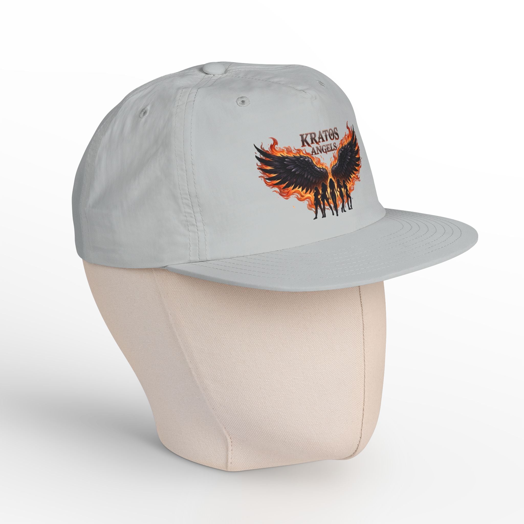 Kratos Angel Wings design Surf Cap | Flaming Winged Soldiers hat