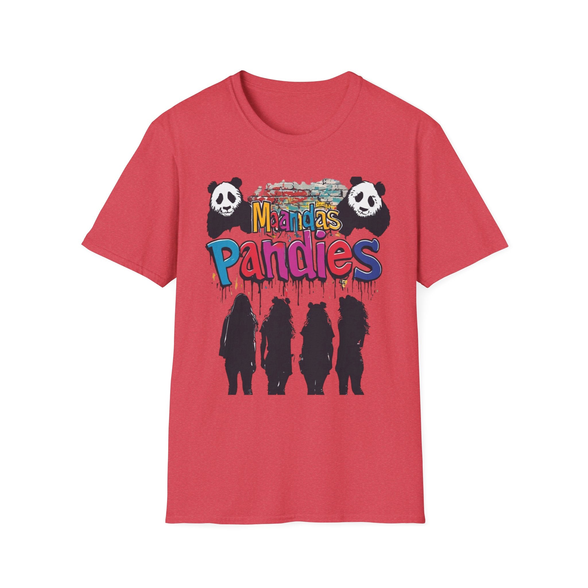 Mandas Pandies T-Shirt | Panda Graphic, Colorful Street Art