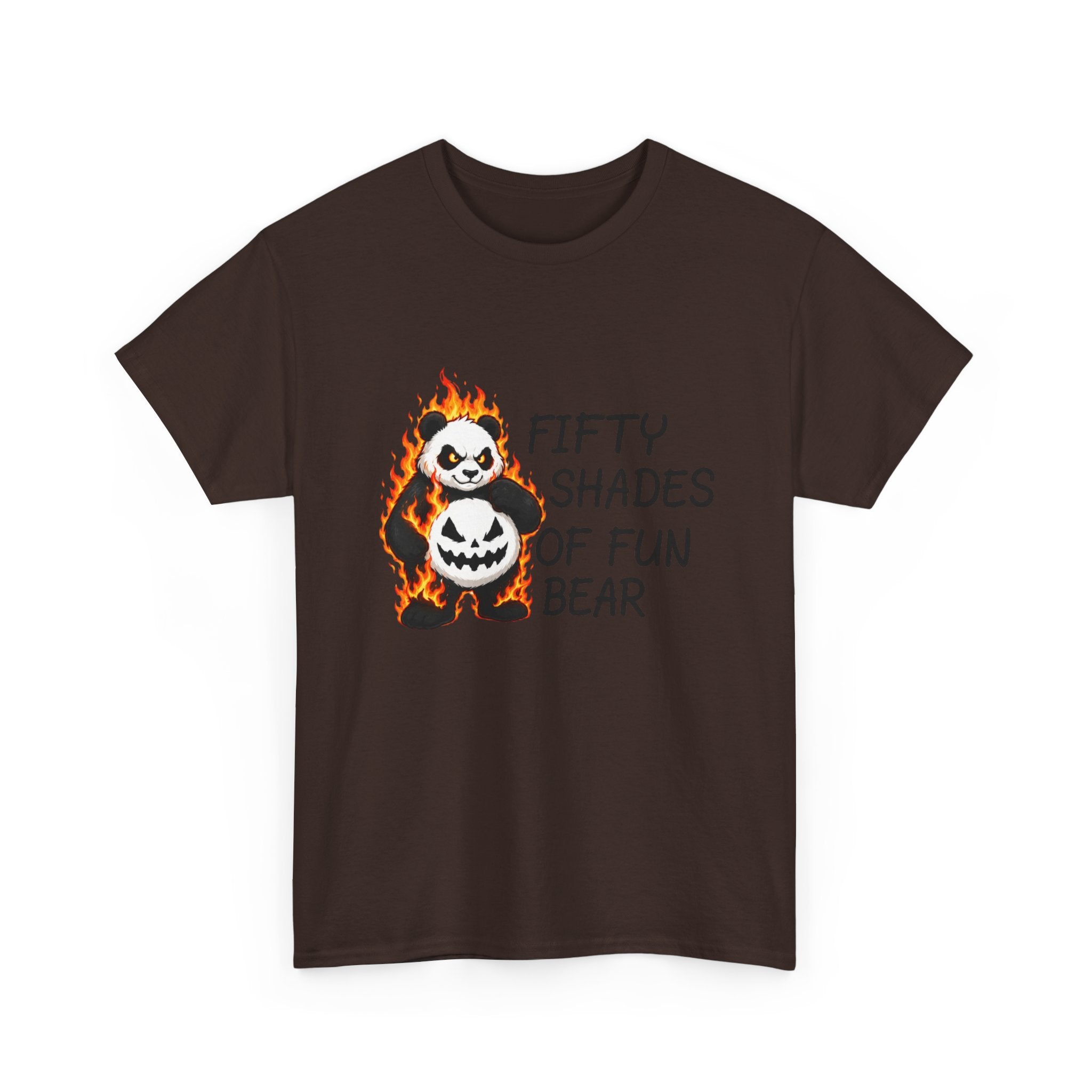 Halloween Panda Tee — "Fifty Shades of Fun Bear" Graphic T-Shirt