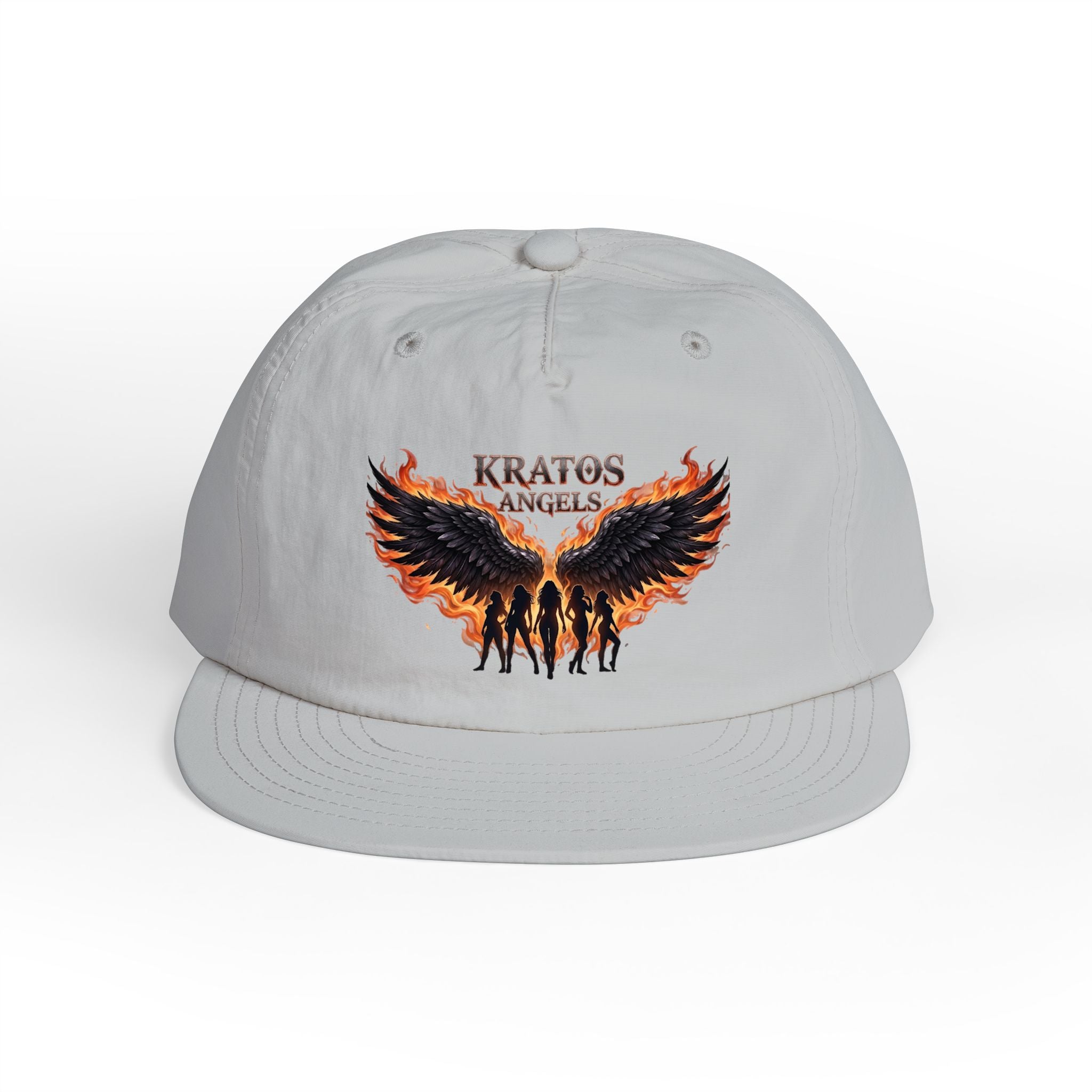Kratos Angel Wings design Surf Cap | Flaming Winged Soldiers hat