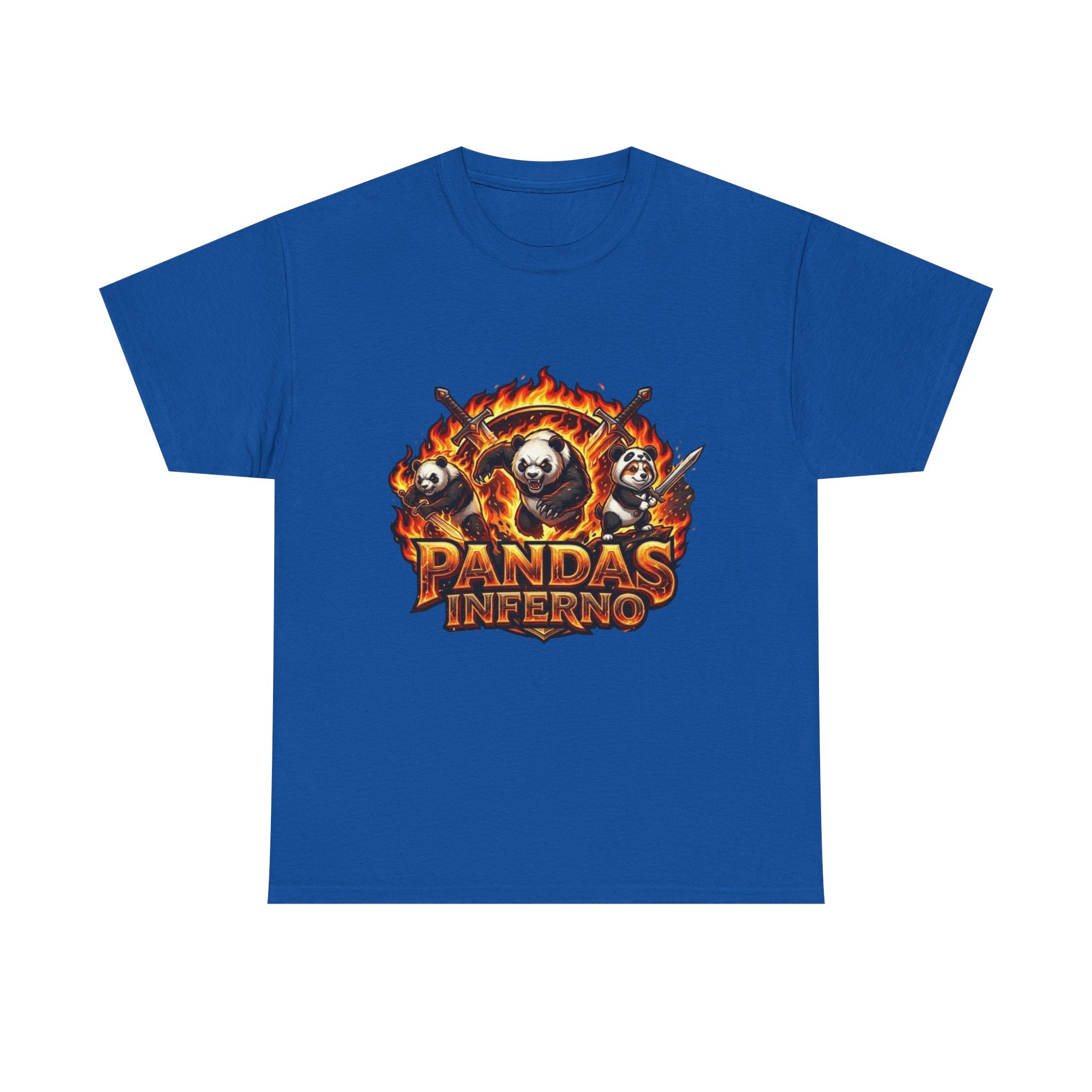 Pandas Inferno T-Shirt | Flaming Panda Trio Graphic Tee