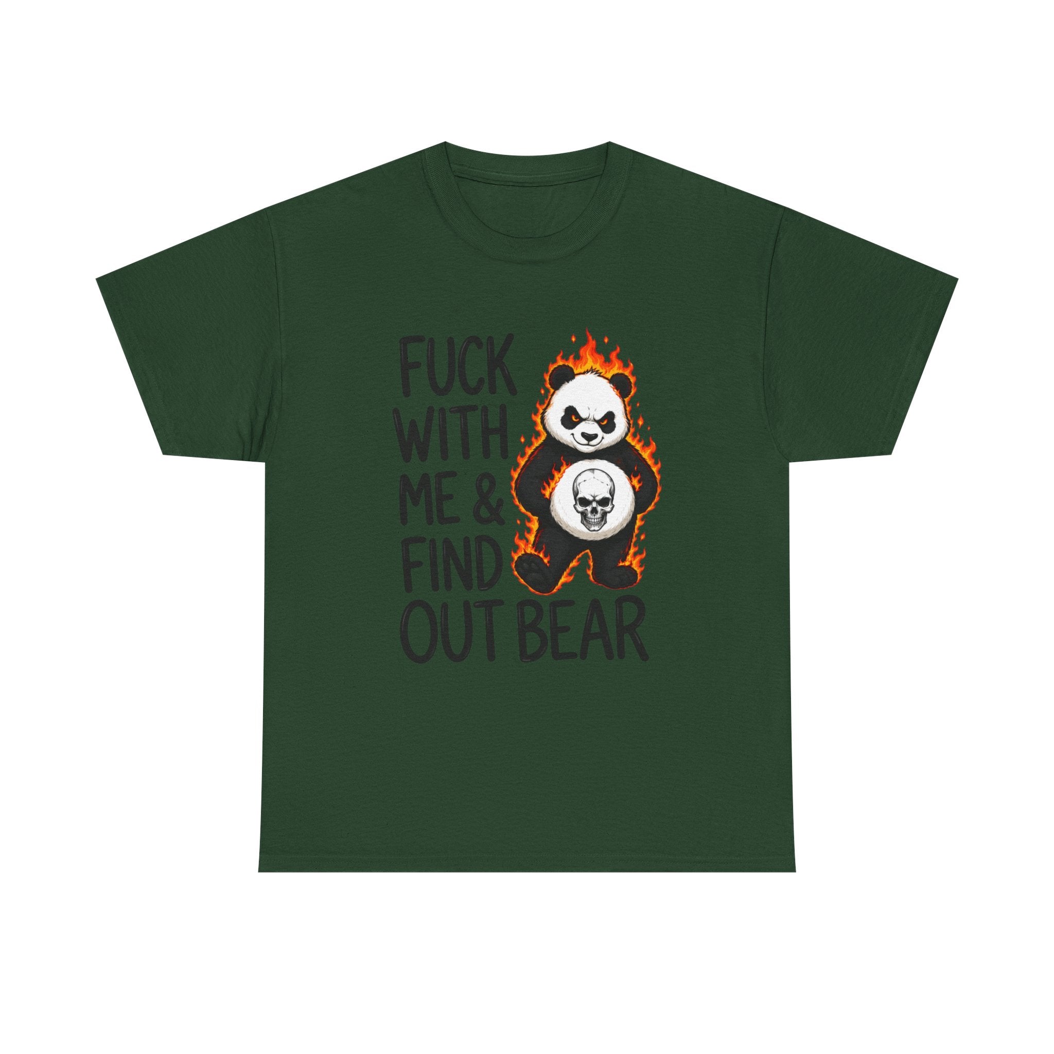 Find Out Bear T-Shirt — Funny Fierce Panda Graphic Tee