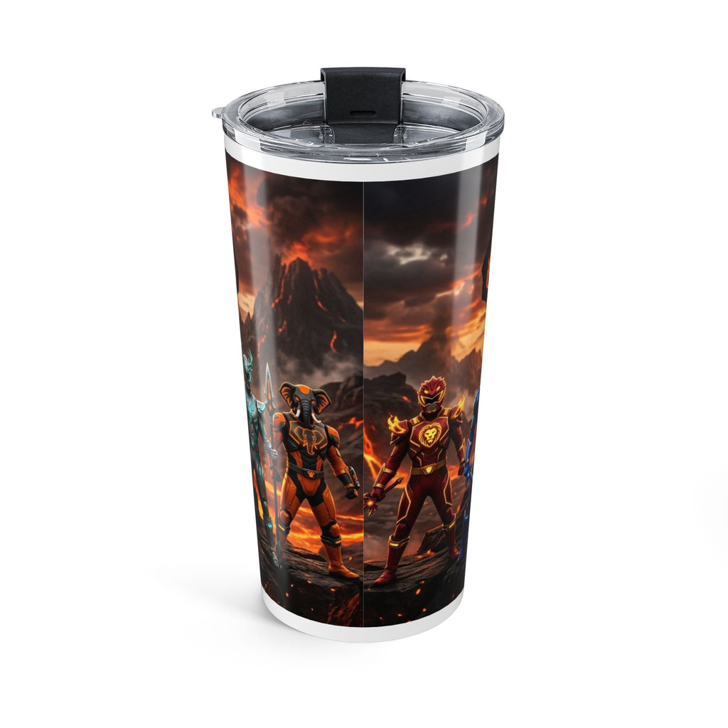 Pandas Iron Rangers 20oz Stainless Steel Tumbler — Superhero Team Travel Cup