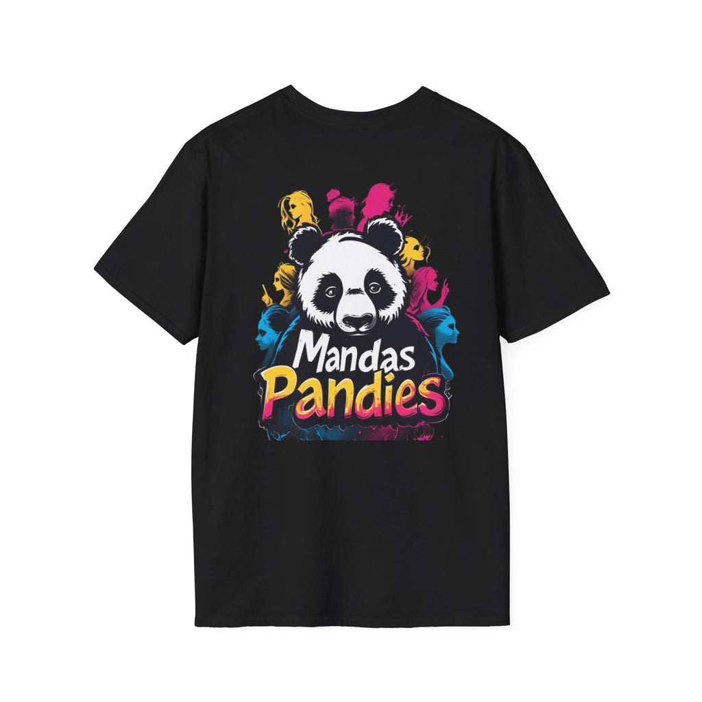 Mandas Pandies T-Shirt | Panda Graphic, Colorful Street Art