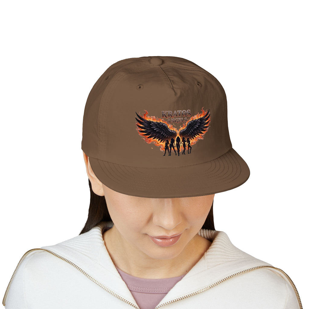 Kratos Angel Wings design Surf Cap | Flaming Winged Soldiers hat