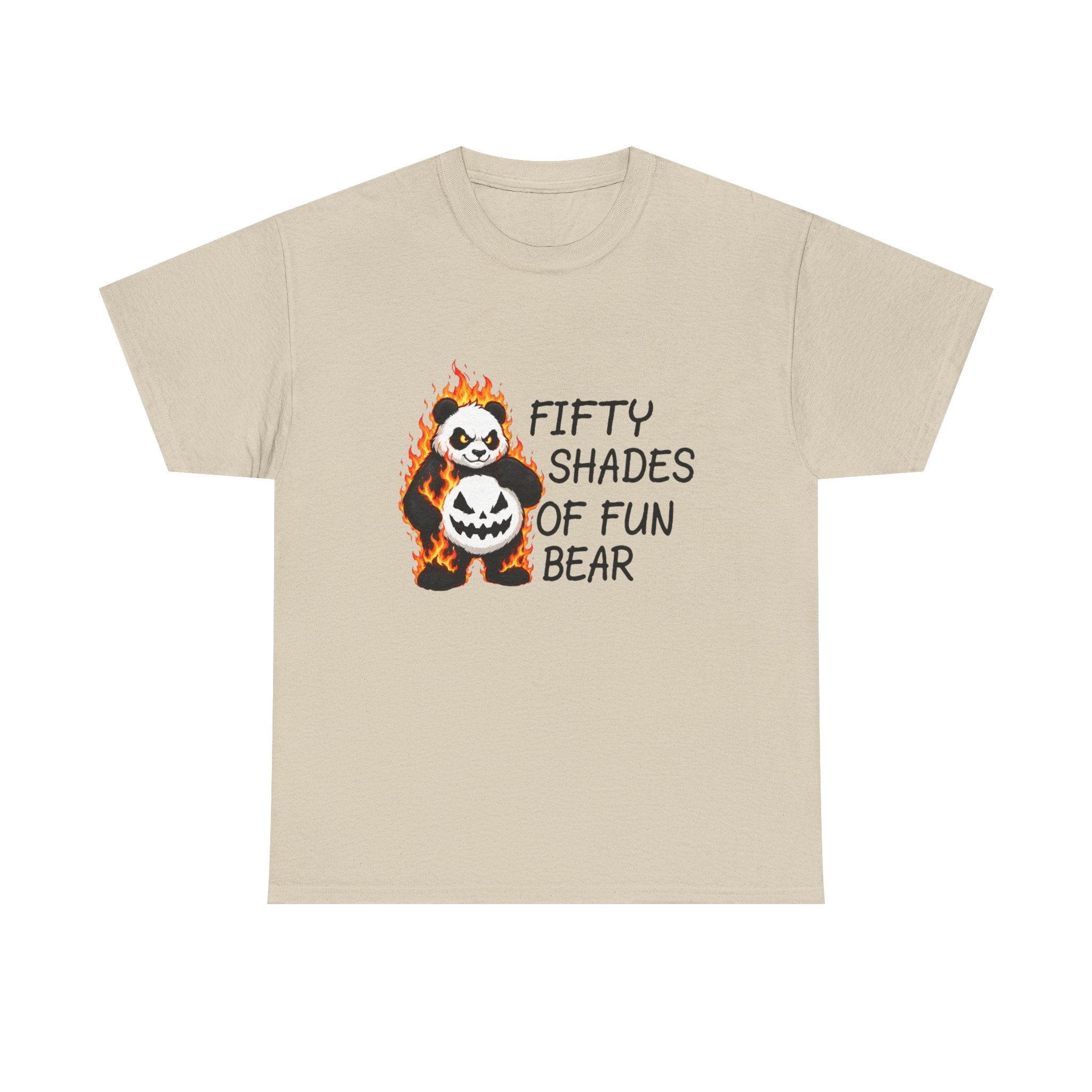 Halloween Panda Tee — "Fifty Shades of Fun Bear" Graphic T-Shirt