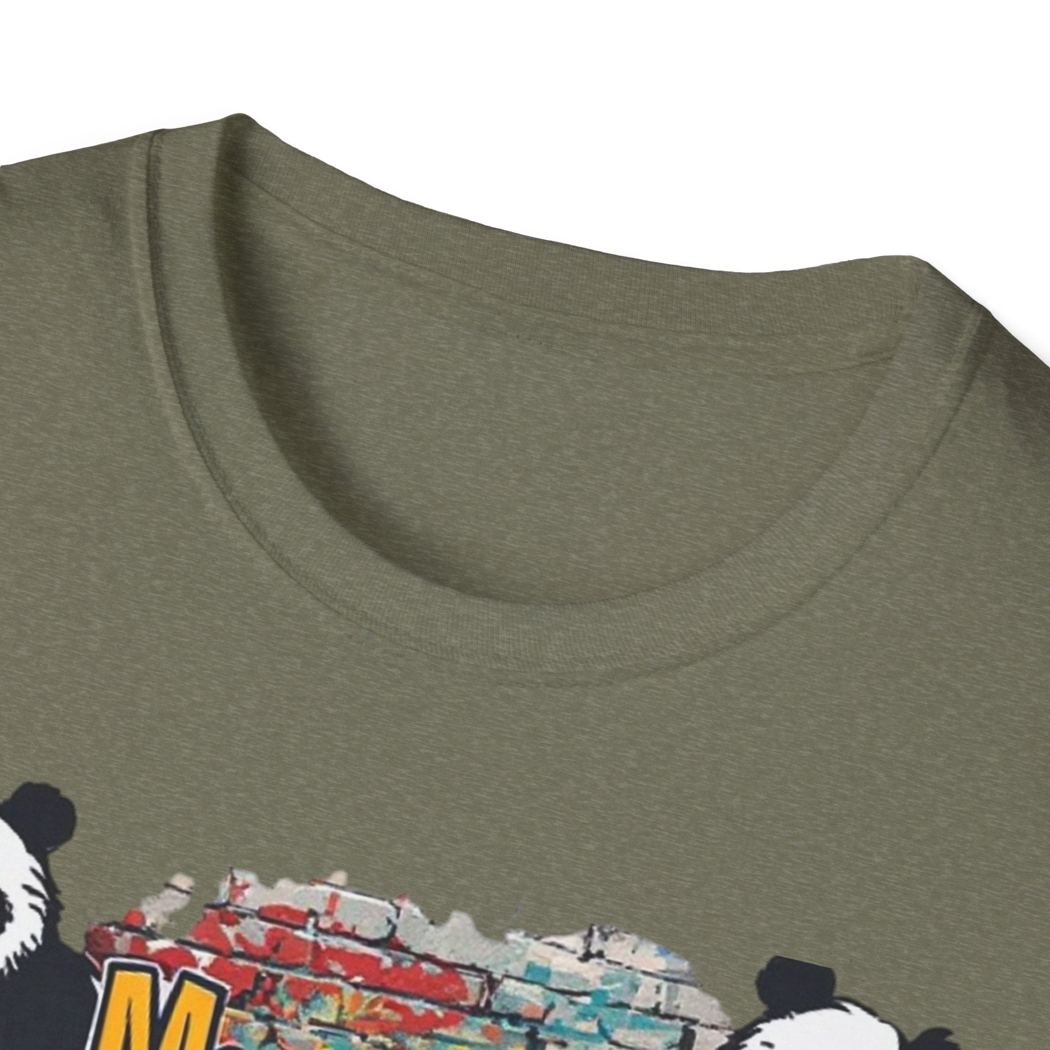 Mandas Pandies T-Shirt | Panda Graphic, Colorful Street Art