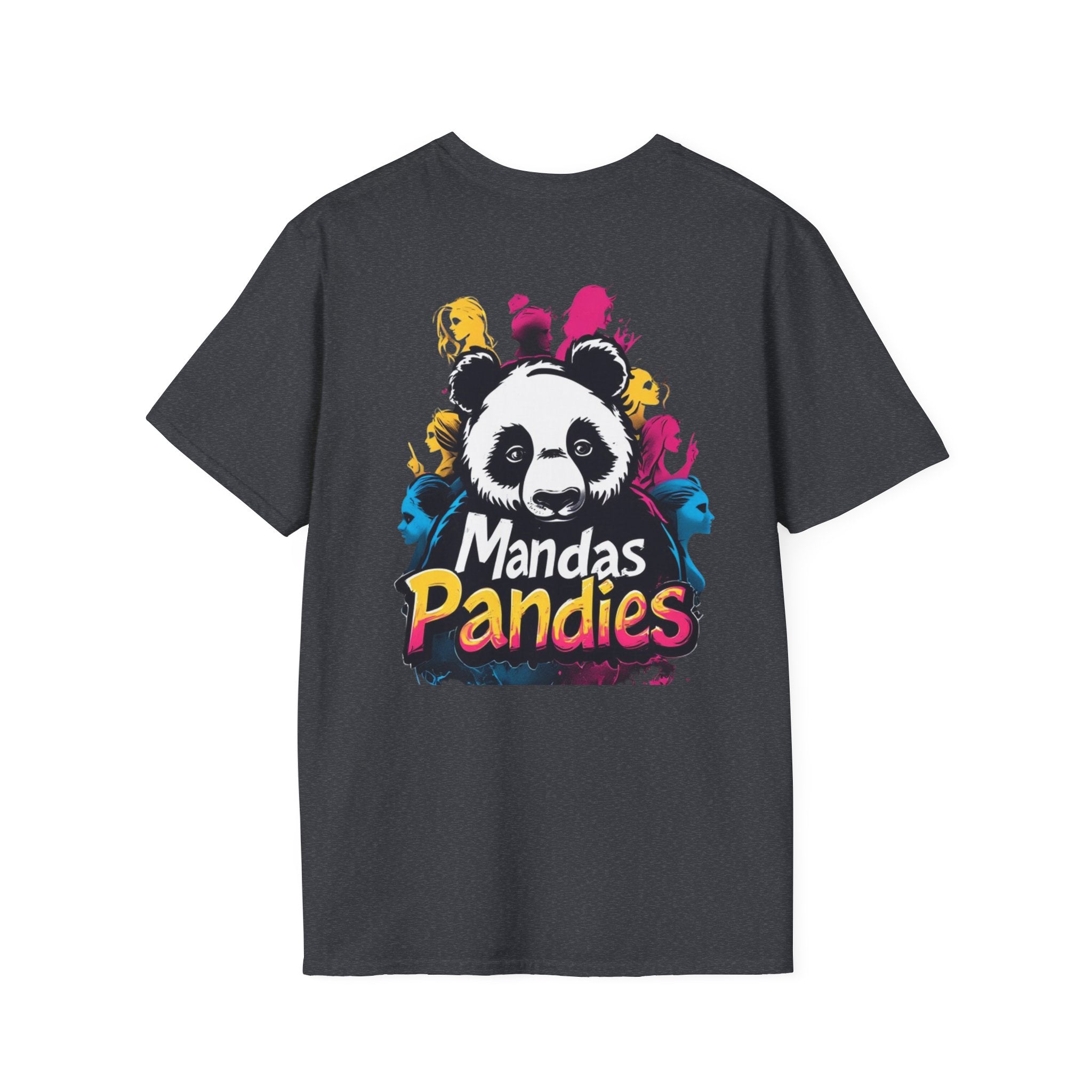 Mandas Pandies T-Shirt | Panda Graphic, Colorful Street Art