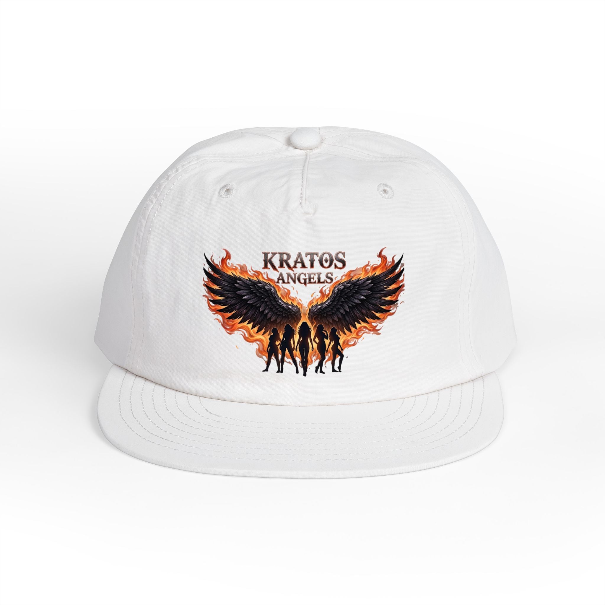 Kratos Angel Wings design Surf Cap | Flaming Winged Soldiers hat