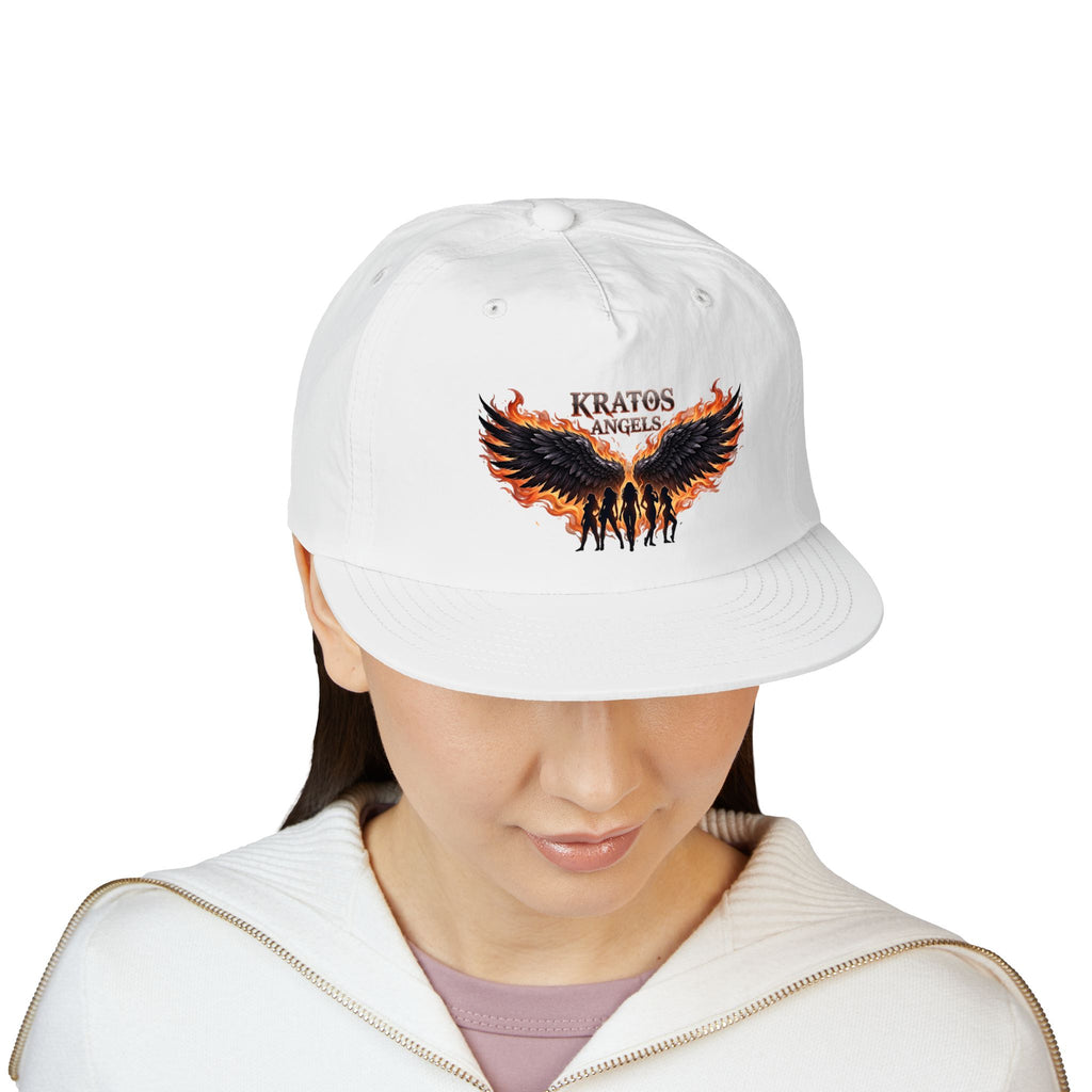Kratos Angel Wings design Surf Cap | Flaming Winged Soldiers hat