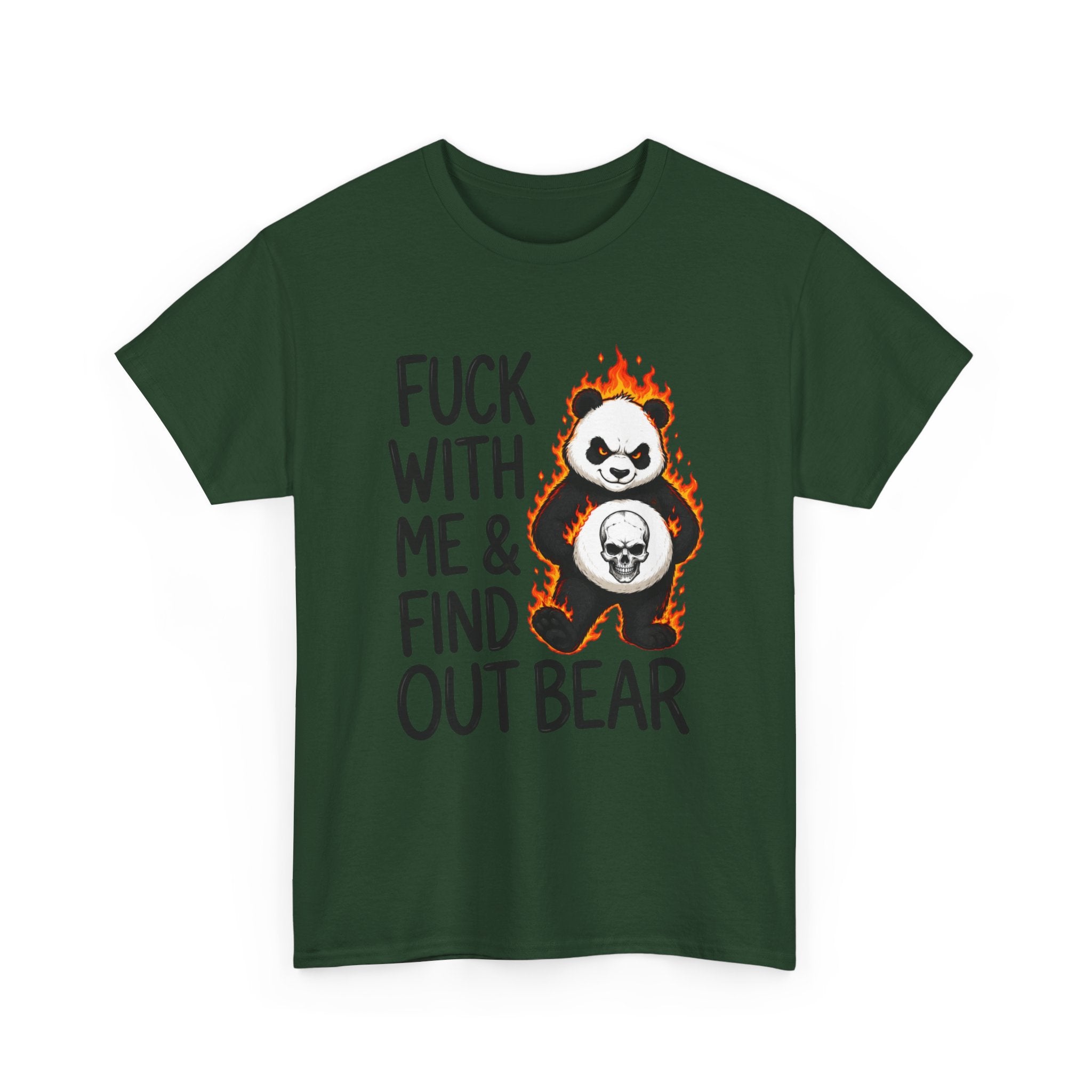 Find Out Bear T-Shirt — Funny Fierce Panda Graphic Tee