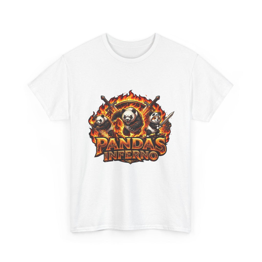 Pandas Inferno T-Shirt | Flaming Panda Trio Graphic Tee