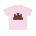 PandasInferno Graphic Tee — Dark Panda Trio Horror Shirt