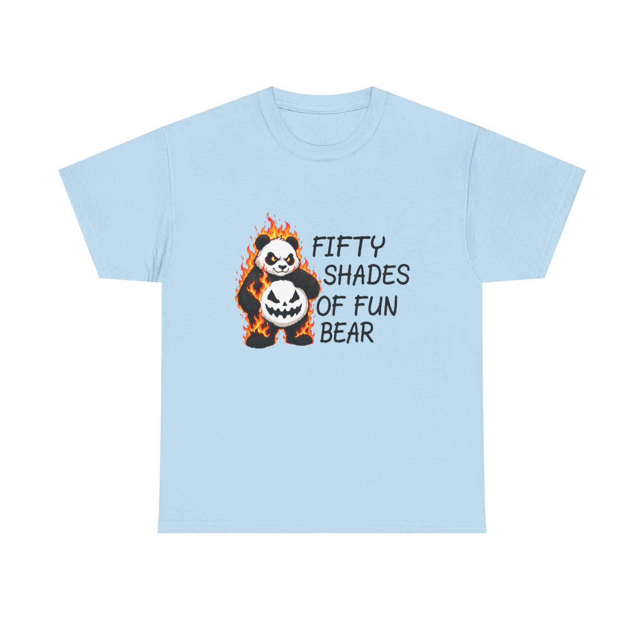 Halloween Panda Tee — "Fifty Shades of Fun Bear" Graphic T-Shirt