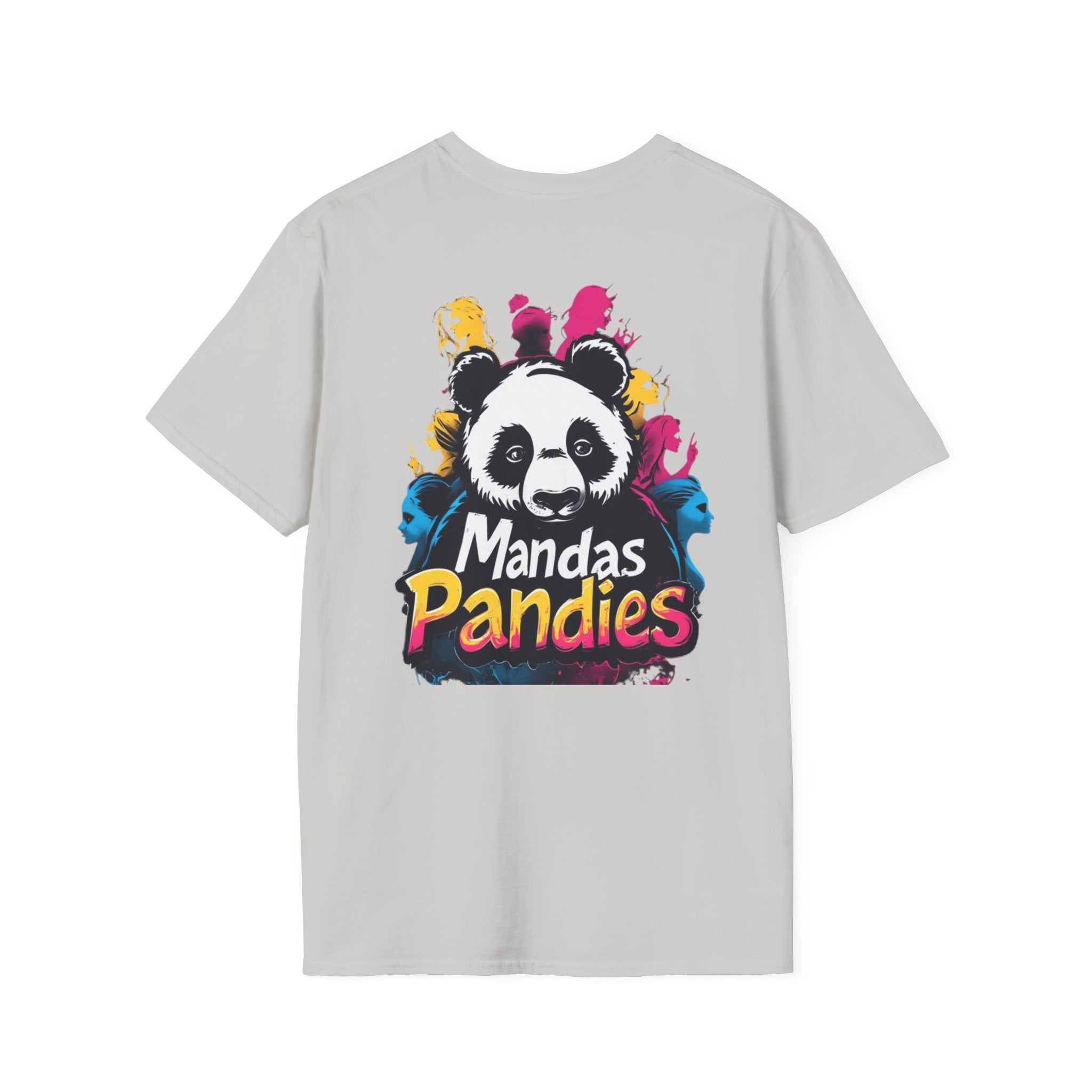 Mandas Pandies T-Shirt | Panda Graphic, Colorful Street Art