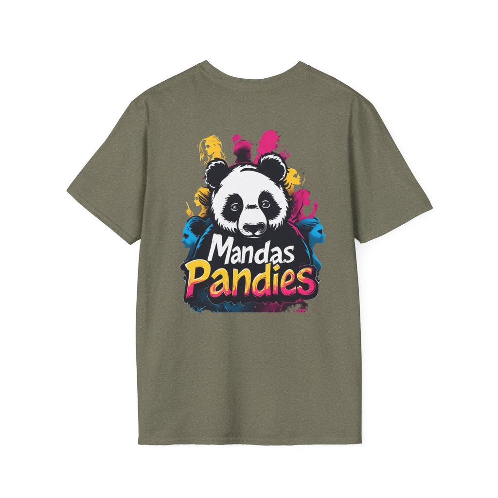 Mandas Pandies T-Shirt | Panda Graphic, Colorful Street Art
