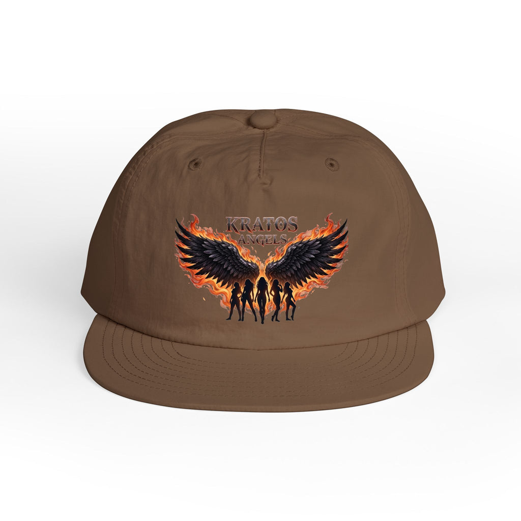 Kratos Angel Wings design Surf Cap | Flaming Winged Soldiers hat
