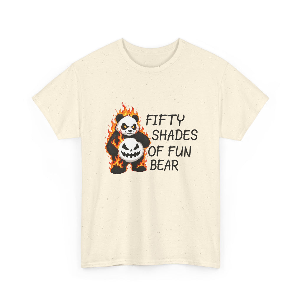 Halloween Panda Tee — "Fifty Shades of Fun Bear" Graphic T-Shirt