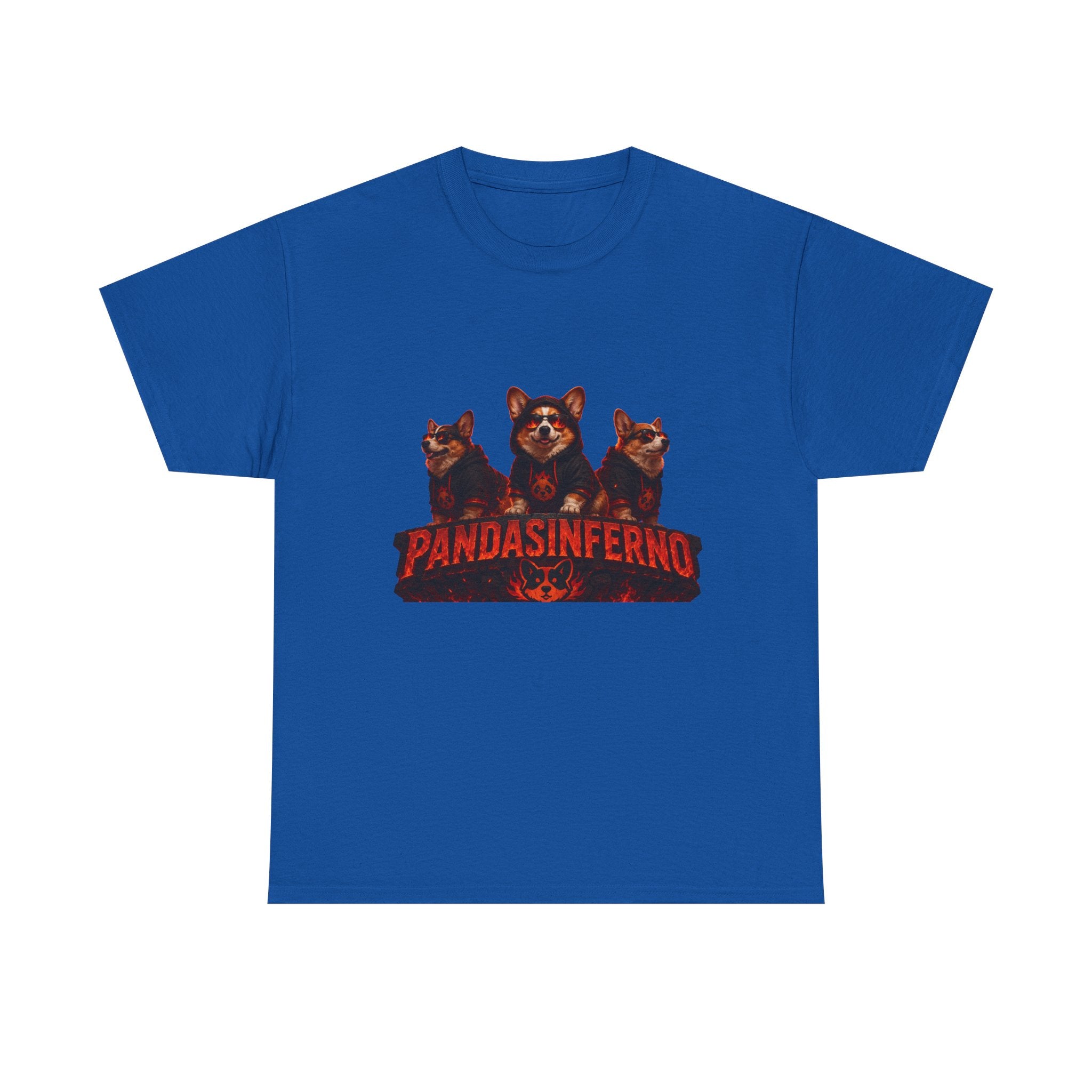 PandasInferno Graphic Tee — Dark Panda Trio Horror Shirt