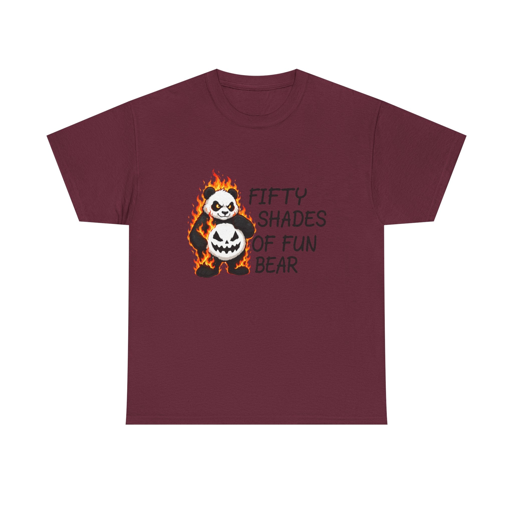 Halloween Panda Tee — "Fifty Shades of Fun Bear" Graphic T-Shirt