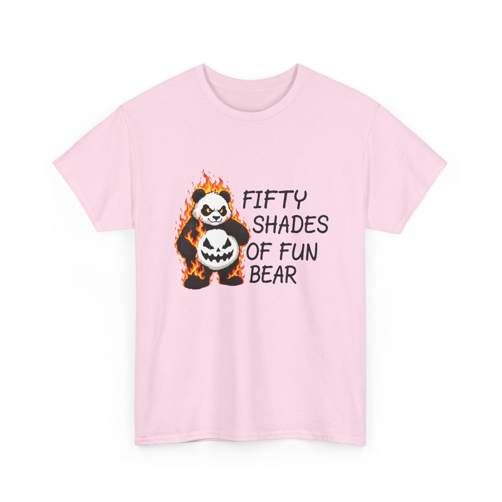 Halloween Panda Tee — "Fifty Shades of Fun Bear" Graphic T-Shirt
