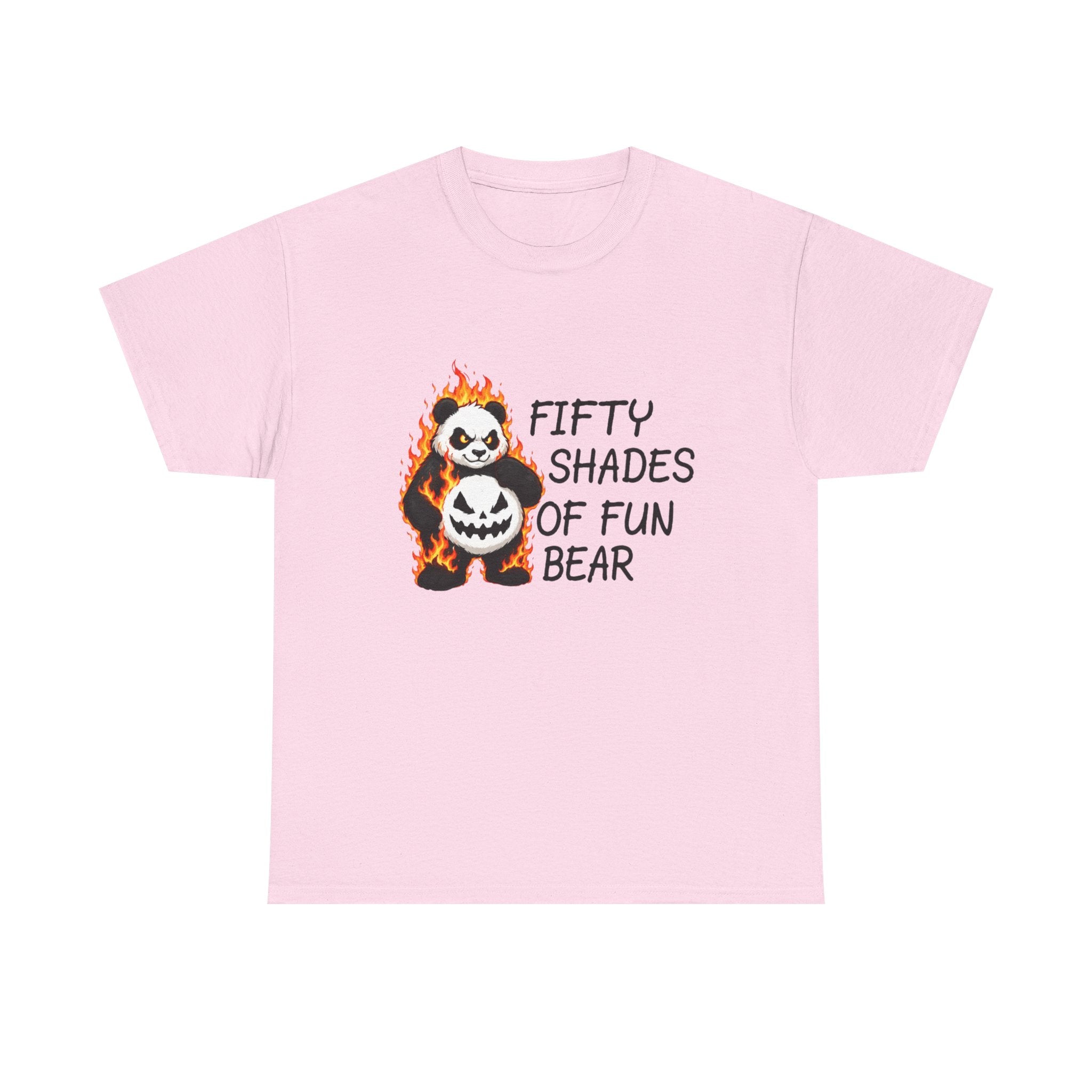 Halloween Panda Tee — "Fifty Shades of Fun Bear" Graphic T-Shirt